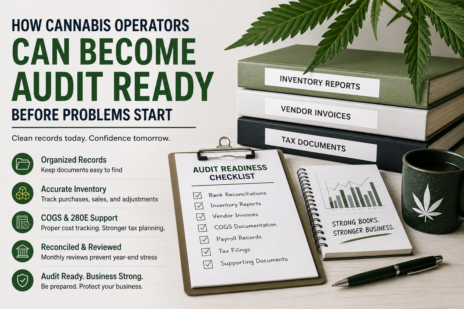 How Cannabis Operators Can Become Audit Ready Before Problems Start