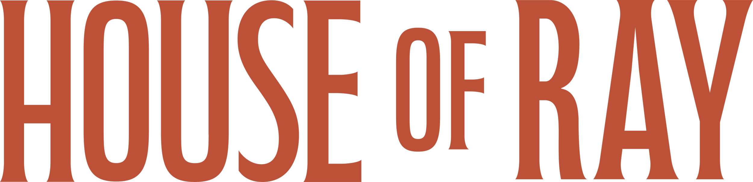 Text that reads 'House of Ray' in bold, capitalised letters with a black background.