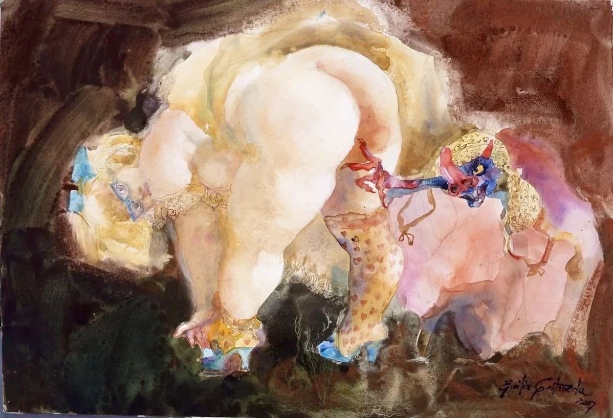 Diablillo Juguetón / 40x30