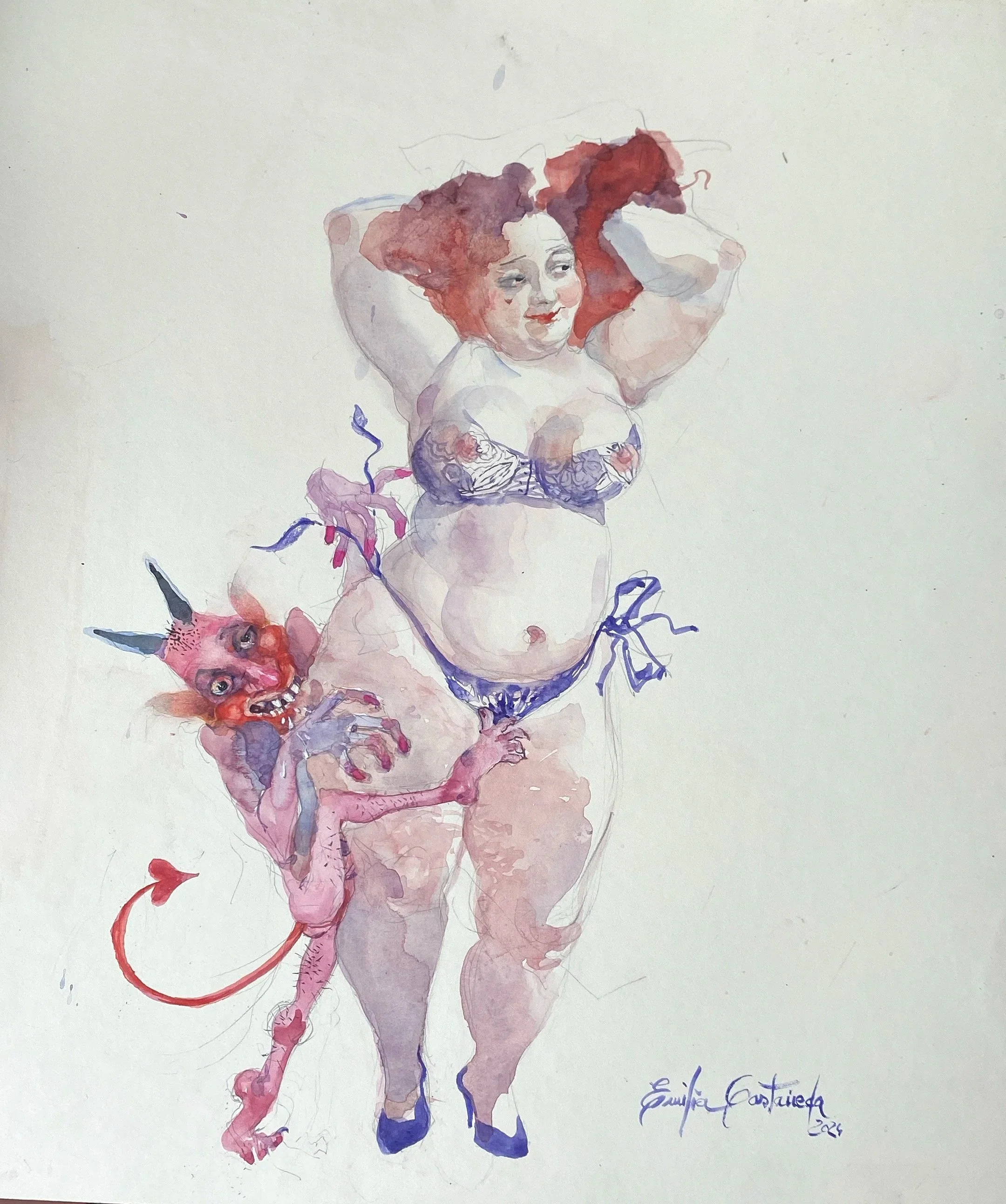 Diablo Lujurioso / 40x30