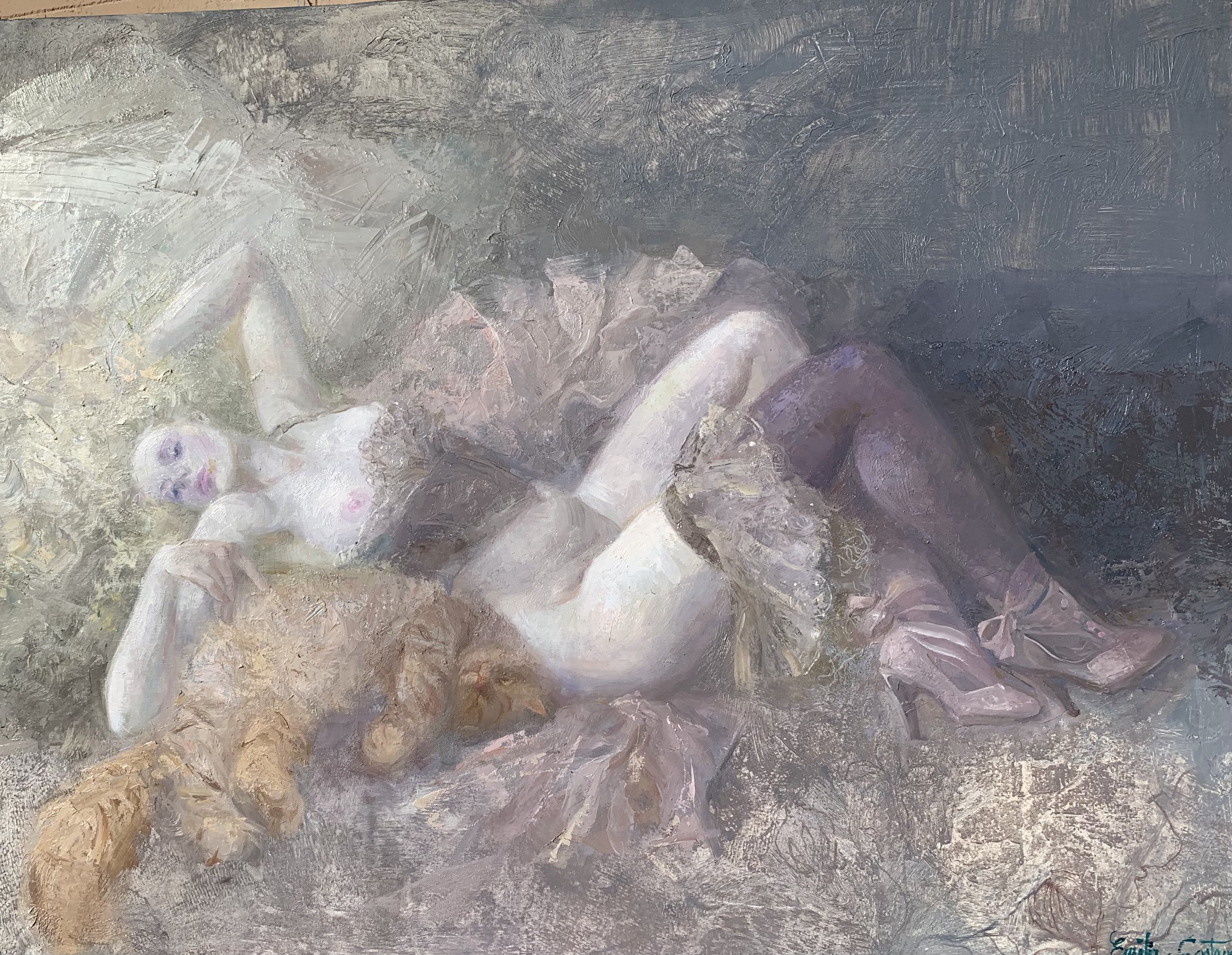 Mimos entre Tules / 146x114