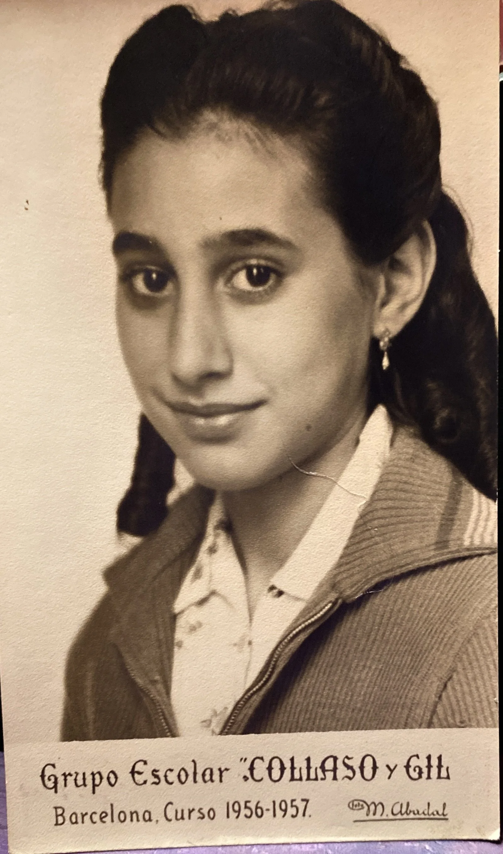 Emilia / Barcelona, Curso 1956 - 1957