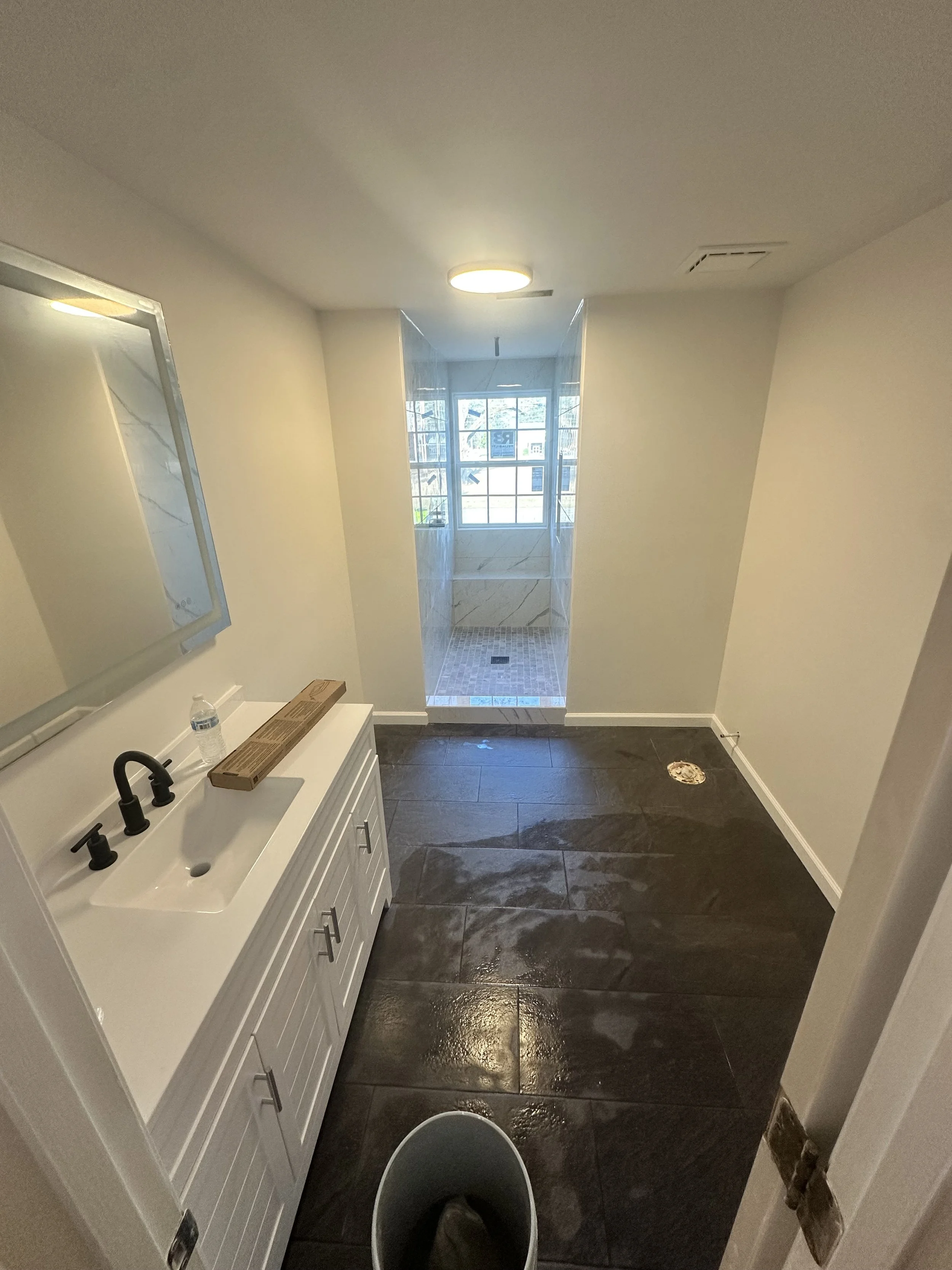 Tile & Phase 3 - River Bend 2nd Floor Window Bathroom