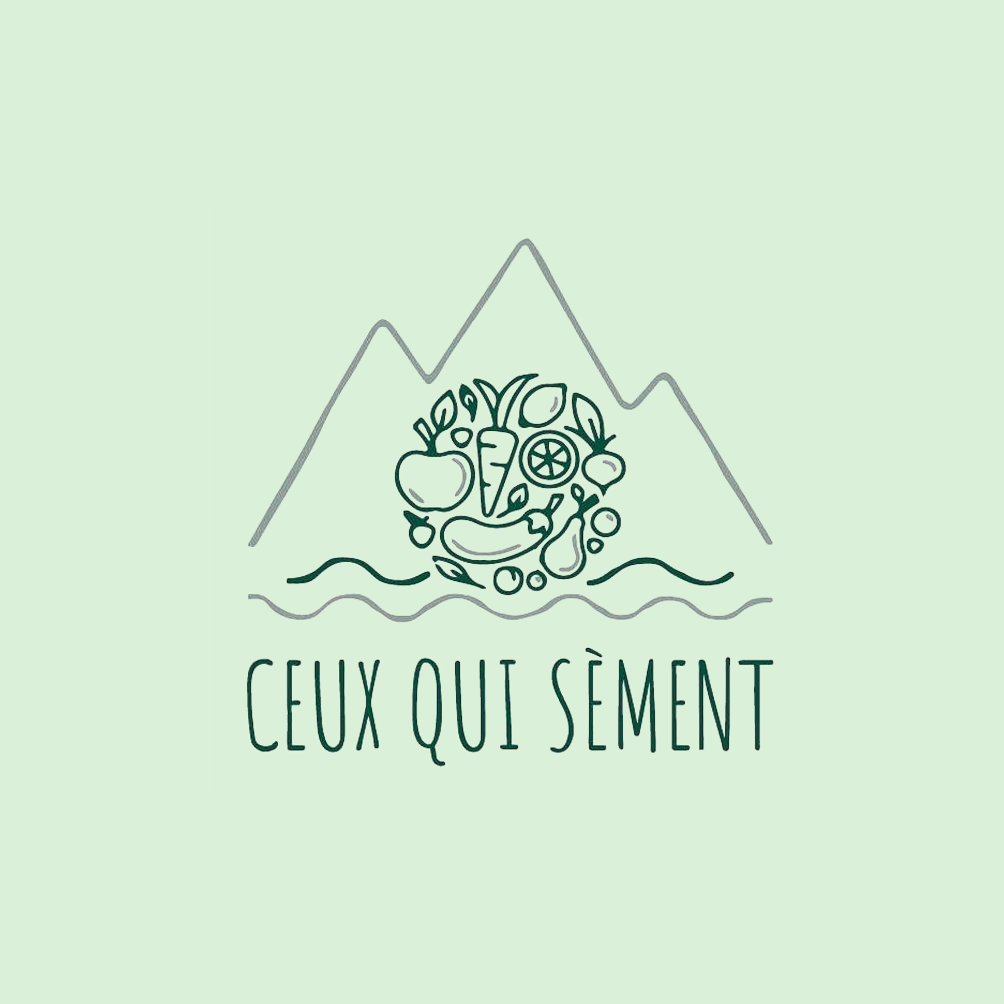 Logo d'un fournisseur de fruits et légumes frais.