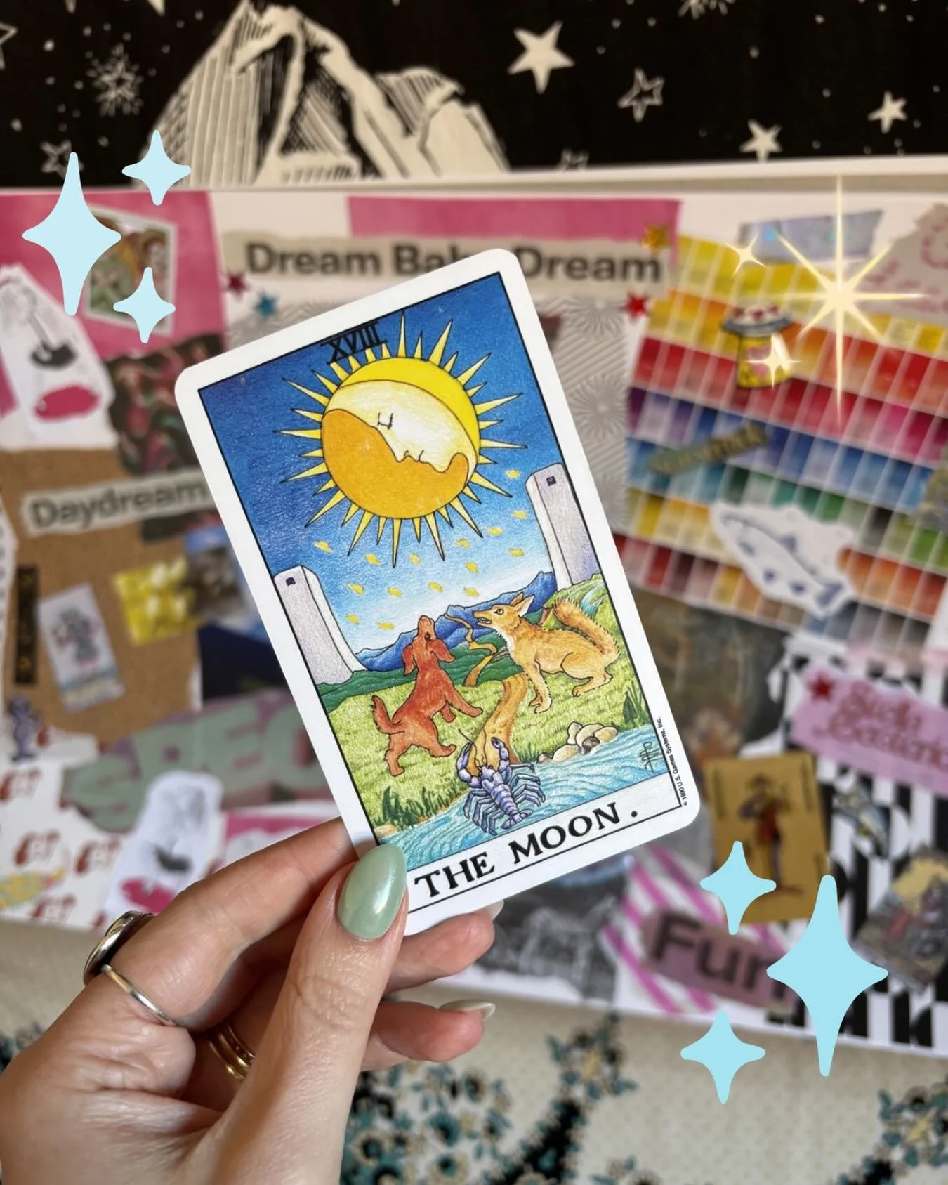 On the Aries New Moon last week, I did a collage and ritual, and I pulled a card to guide me in embracing difficult to love parts of myself. I love the literalness of this pull, but also how it speaks to the lunar aspects of myself that I can struggl