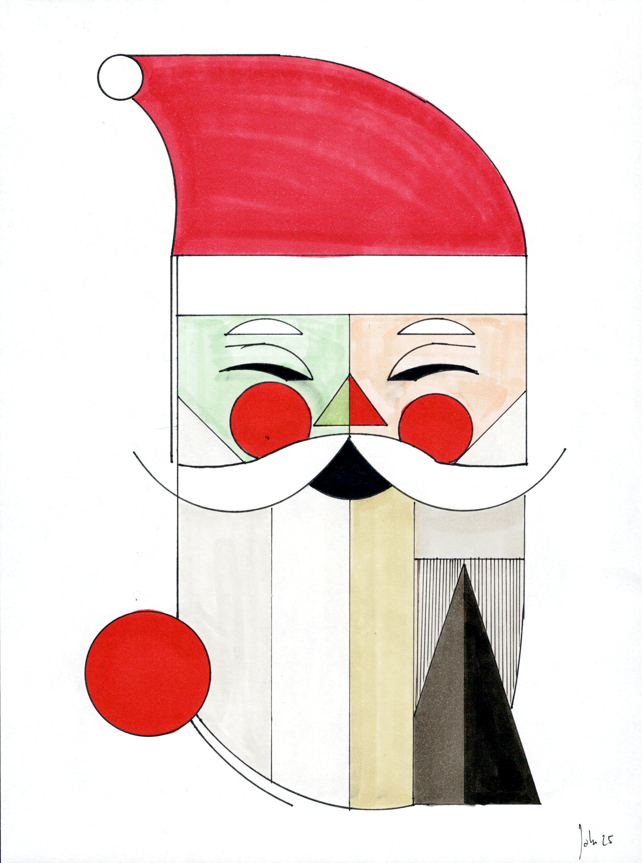 A X-Mas Tale: Santa smiles