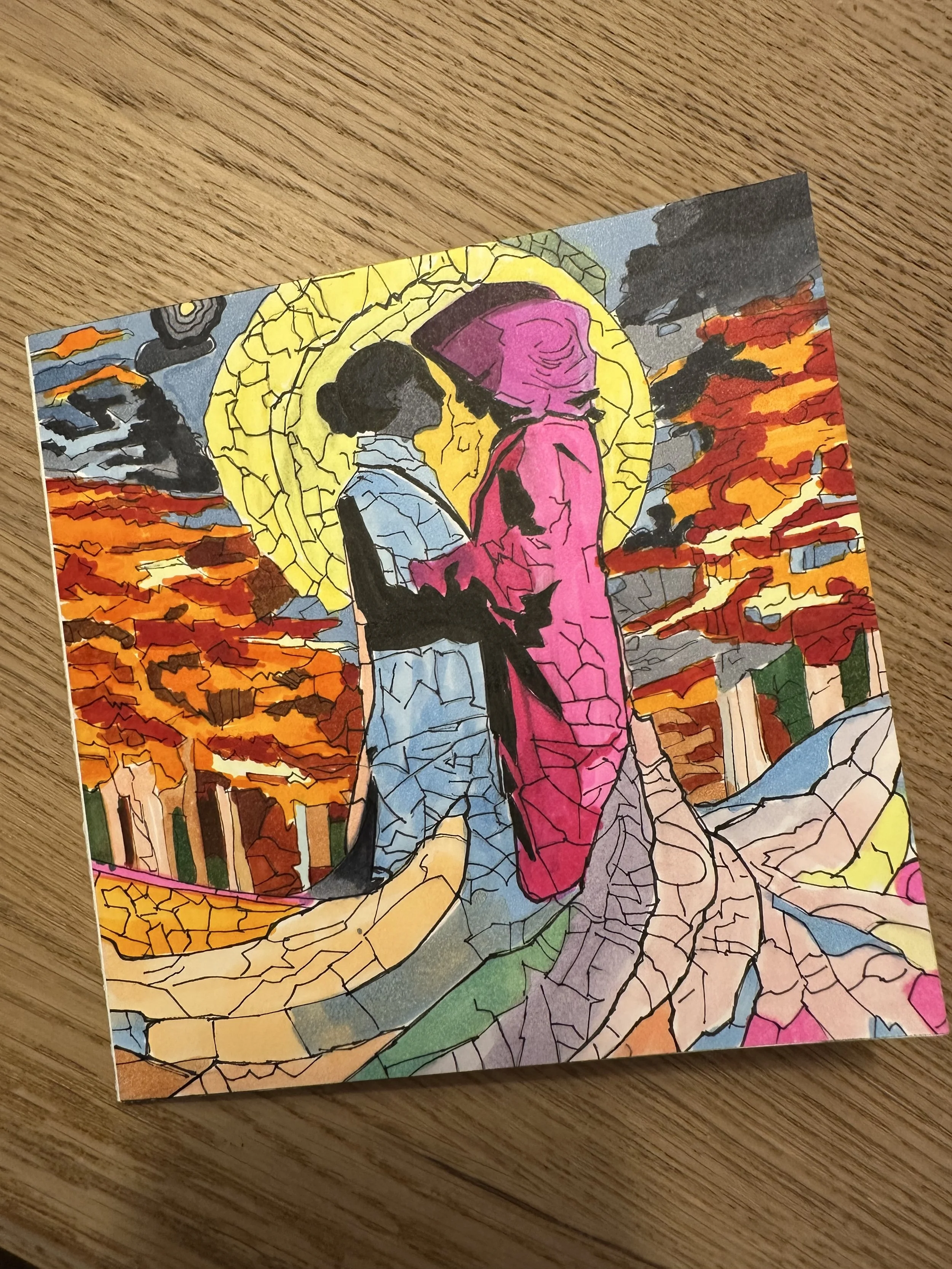 Card Illustration Couple