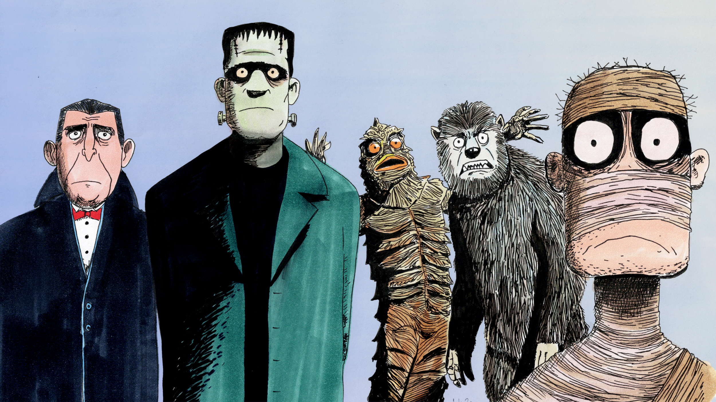 Universal Monsters: I said «smile for the camera.» This is what I got.