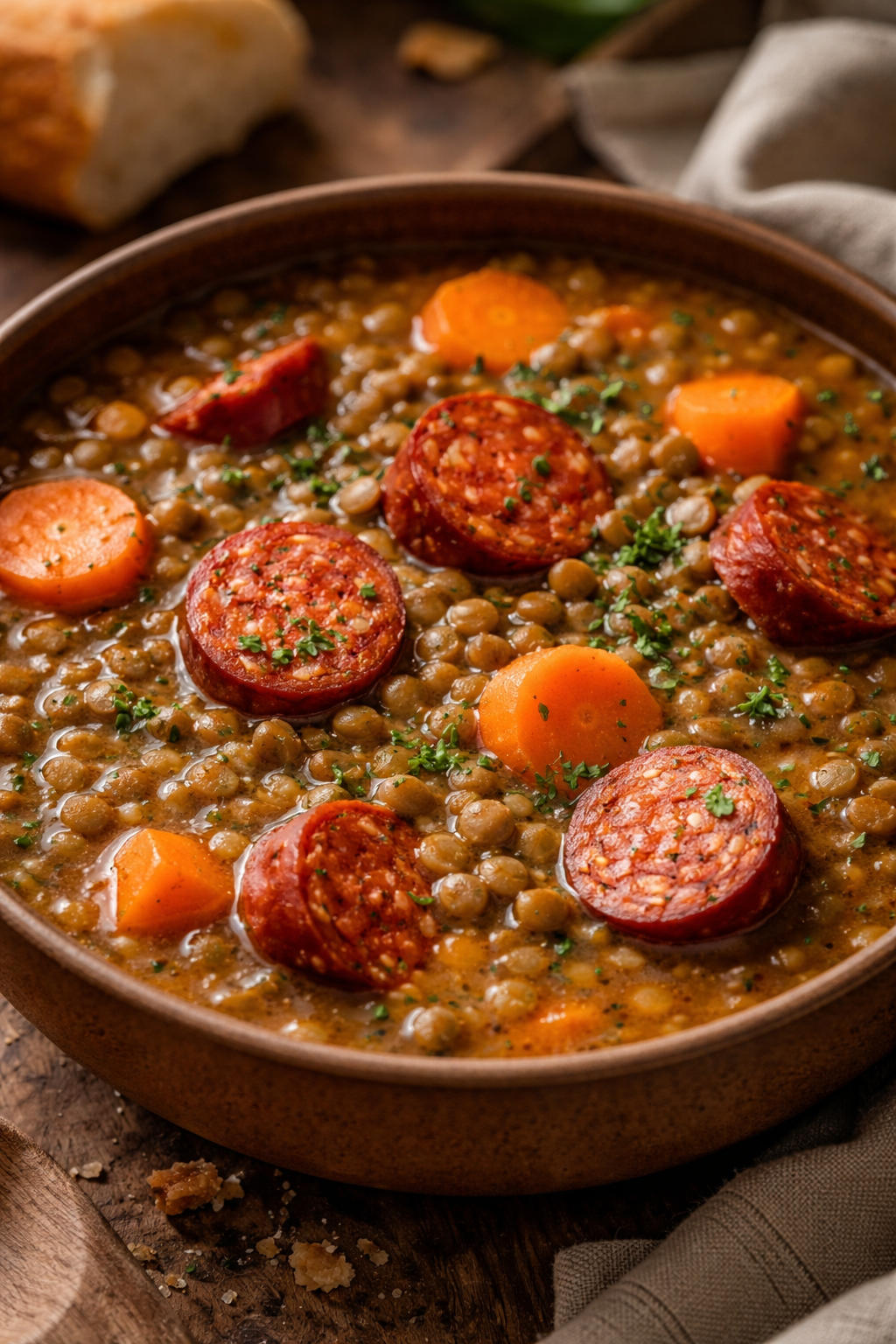 Recetas de siempre: cocido de lentejas con chorizo y verduras 
