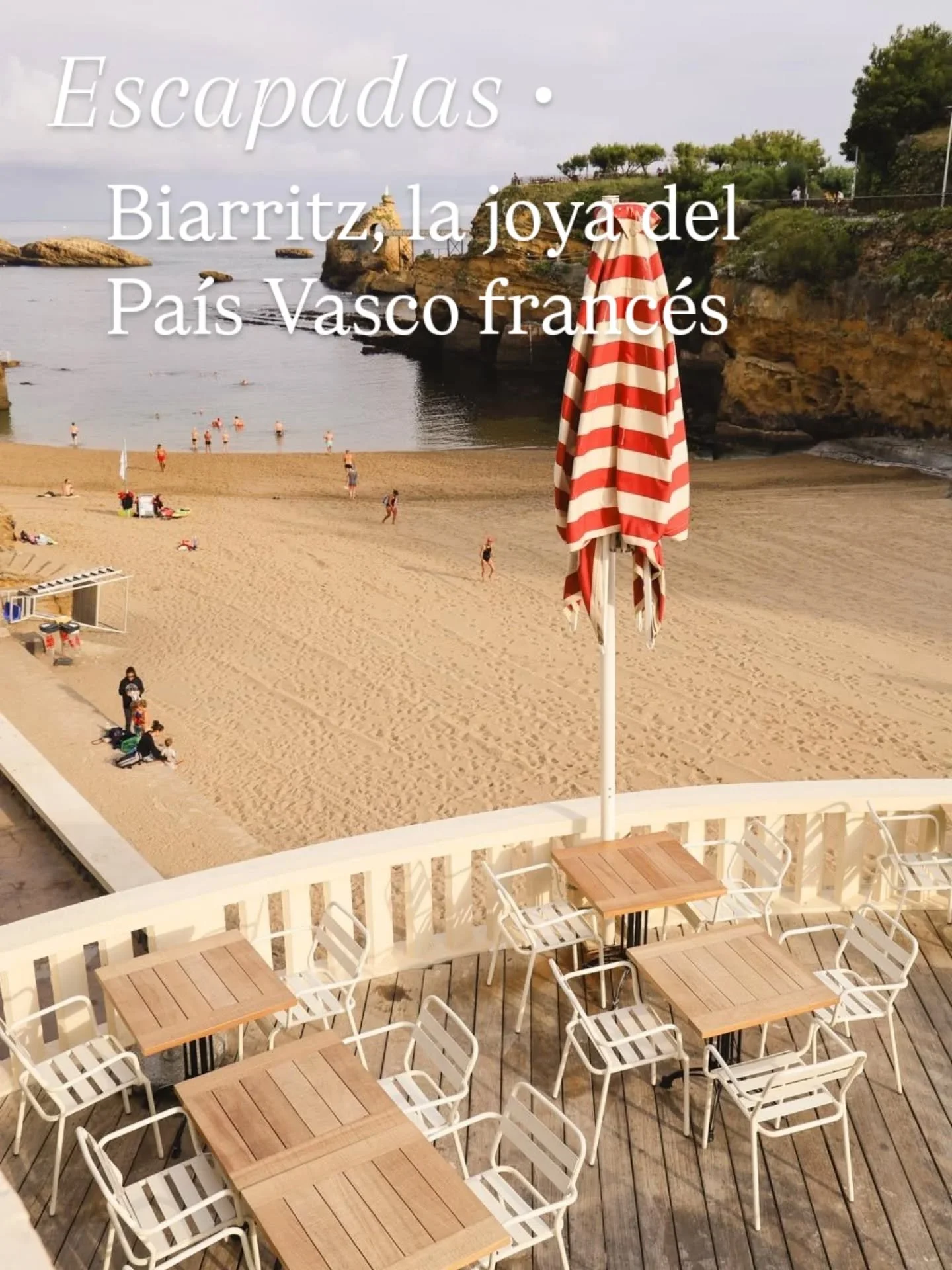 Situado a tan solo veinte minutos de la frontera espa&ntilde;ola, Biarritz es un lugar perfecto para una escapada de fin de semana o unas vacaciones en familia: pasear por su casco hist&oacute;rico, visitar el acuario, hacer surf, probar su gastronom