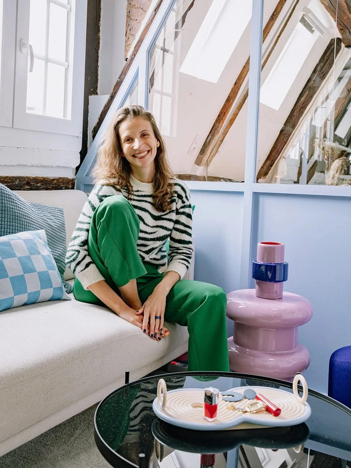 En París, el estudio de 22m²  de la directora artística Ekhi Busquet
