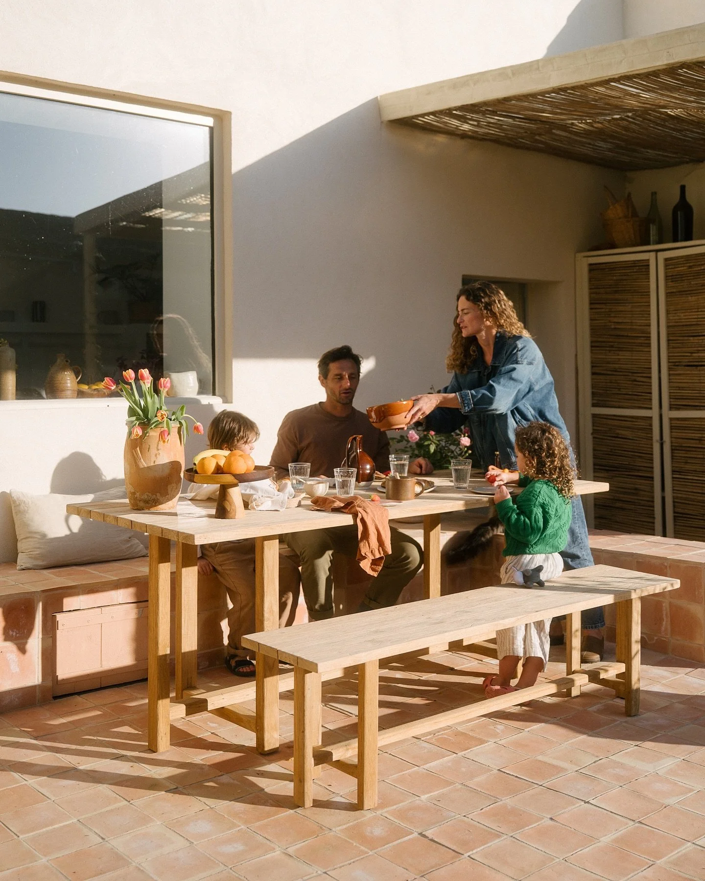 El refugio en el campo de Olivia Thebaut y su familia