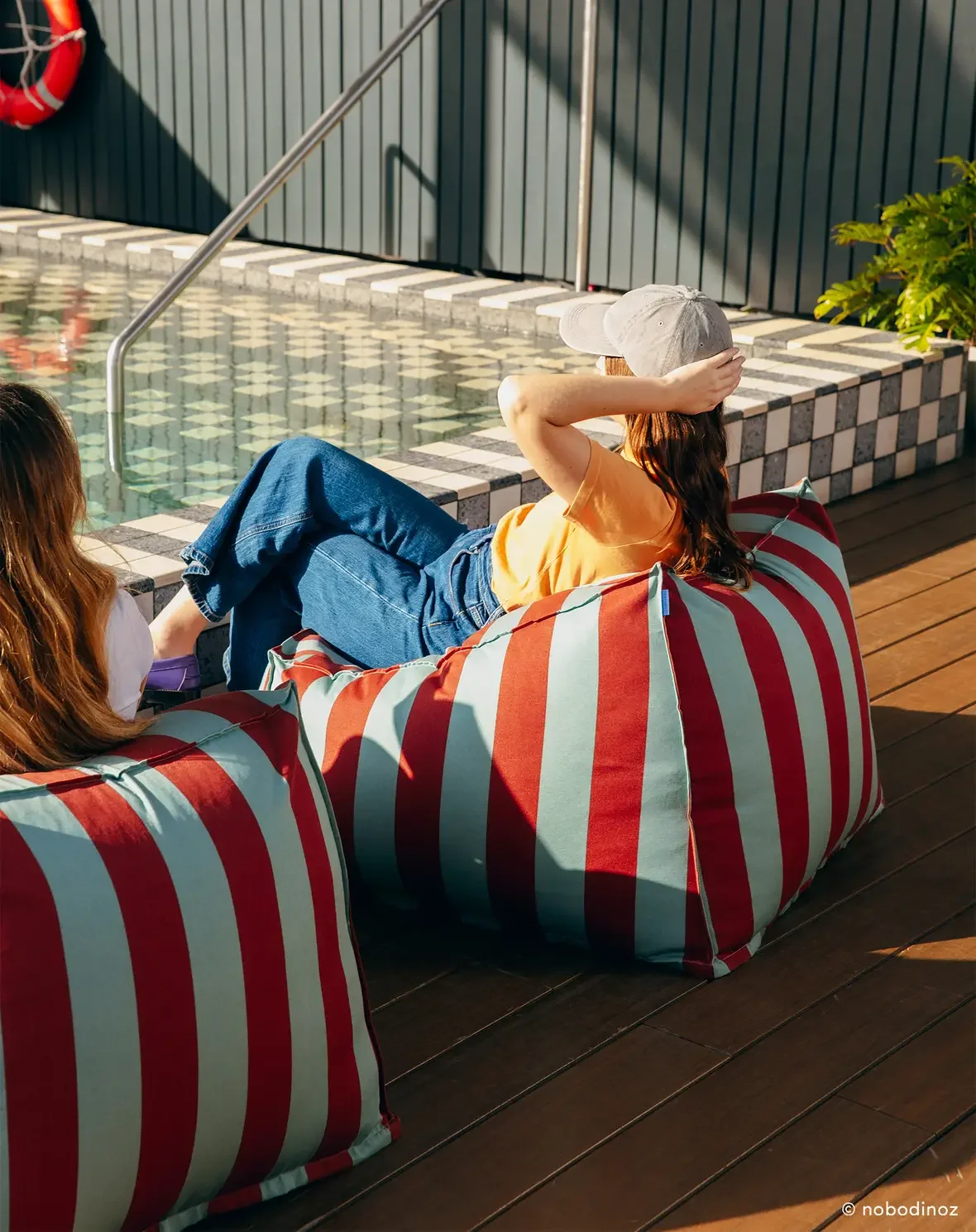 Nobodinoz, pouf de exterior