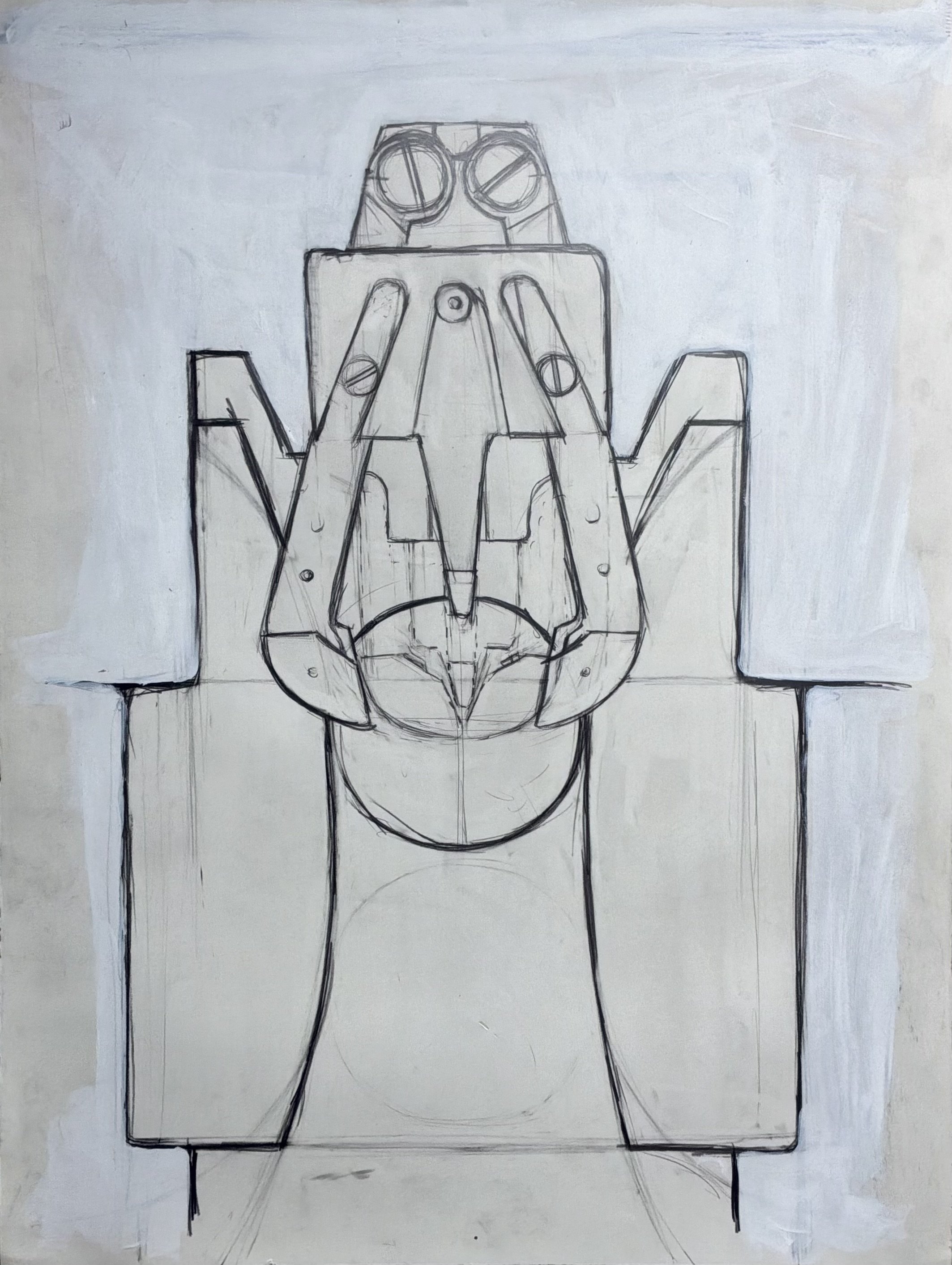 TOOL SKETCH1994
Oil, Pencil on paper
22”x30”
