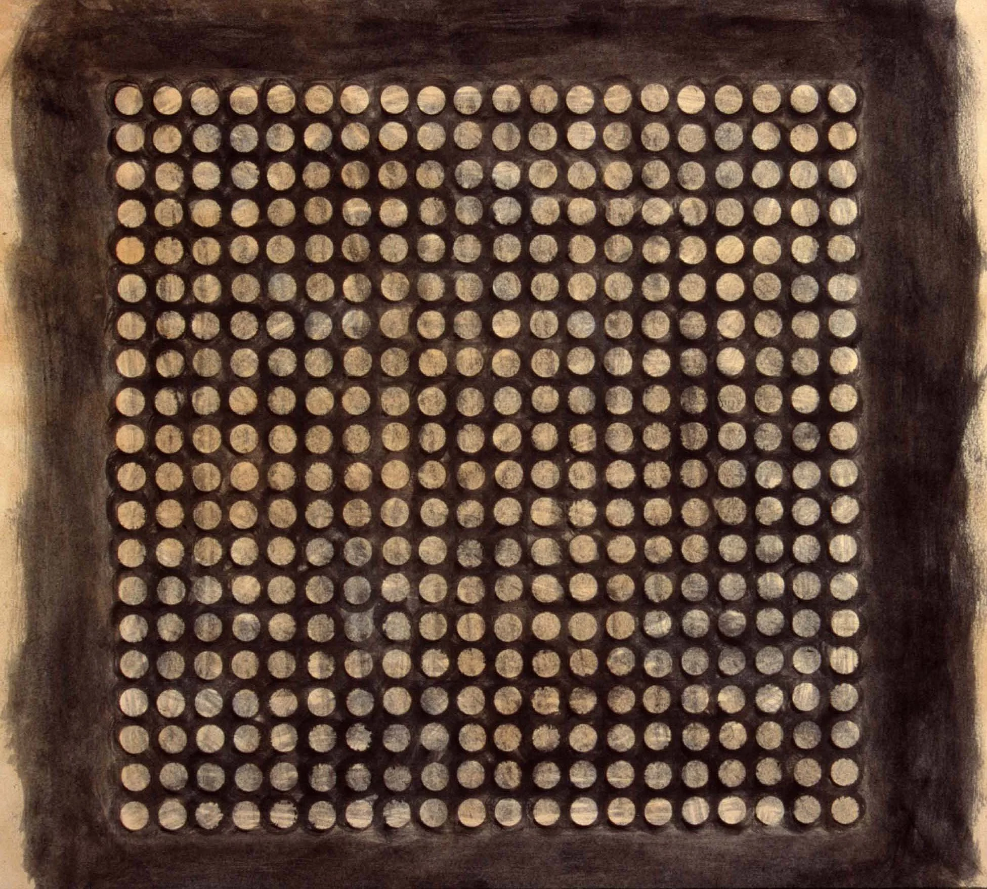 CAPS STUDY 1 1988
Oil on Paper
20"20"