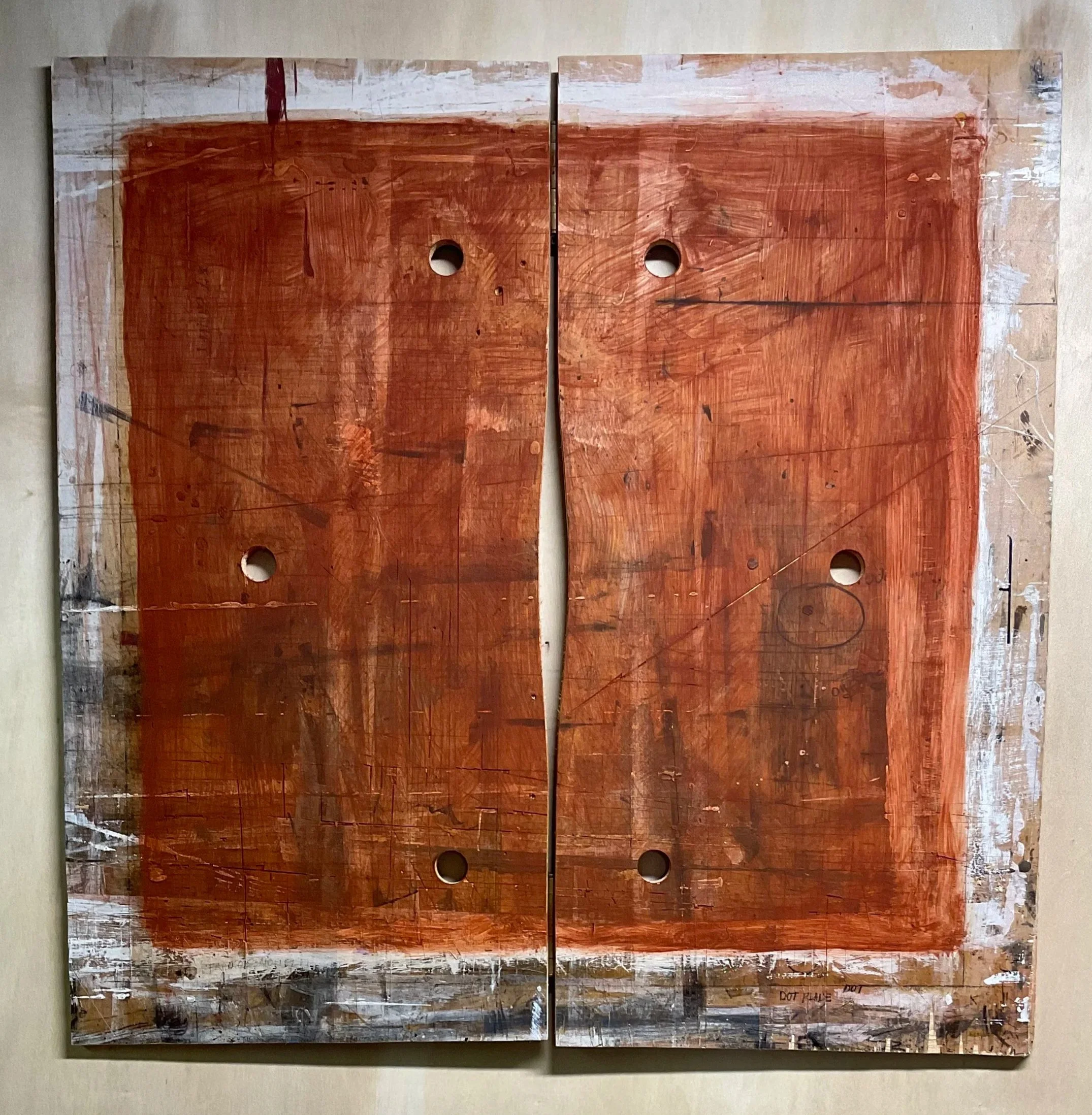 HINGE SHROUD 2024
Scrap Wood, Oil
48”x48”