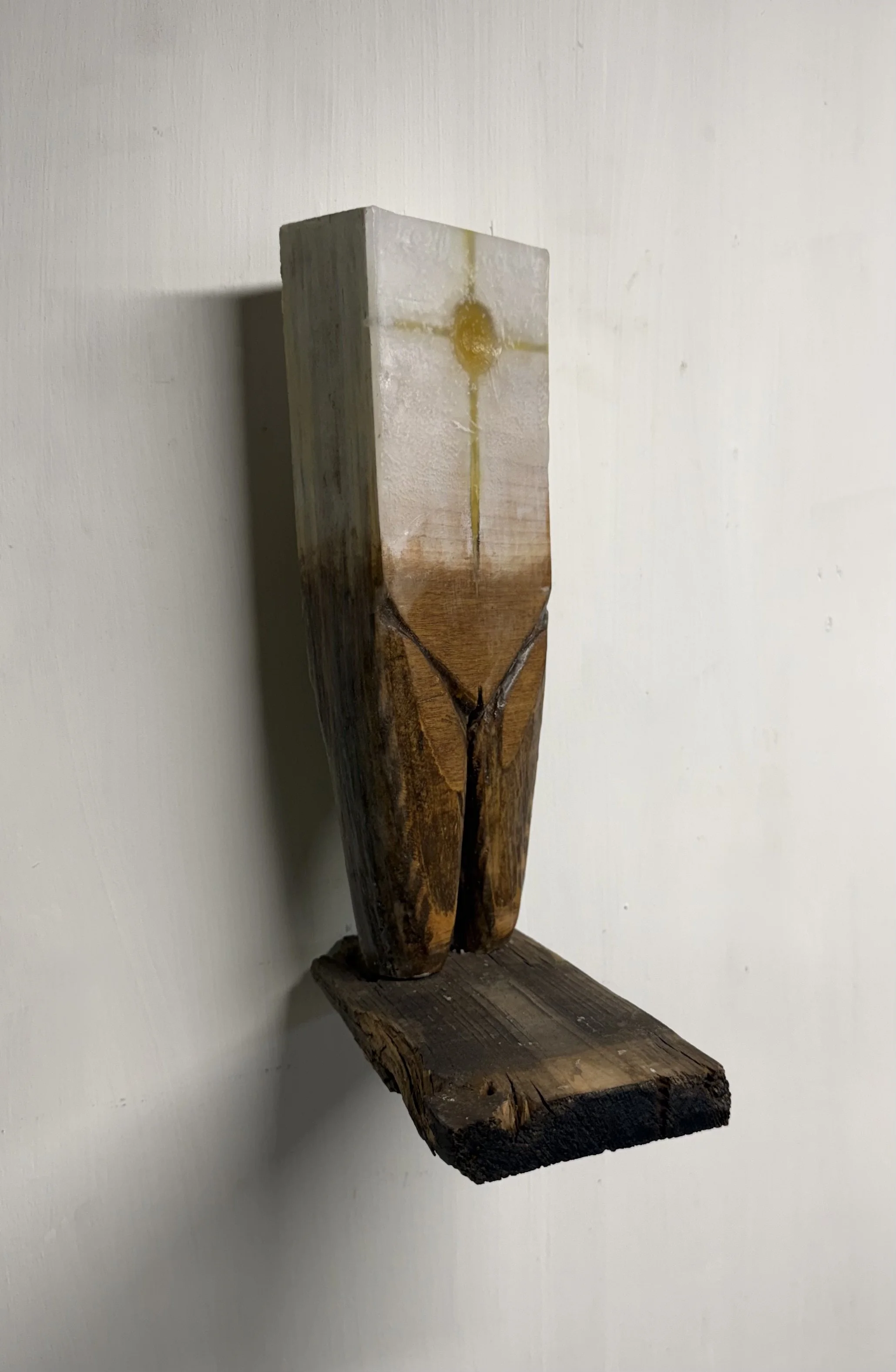 Untitled 2026
Plywood, Paraffin, Beeswax
4” x 10” x 1.5”
