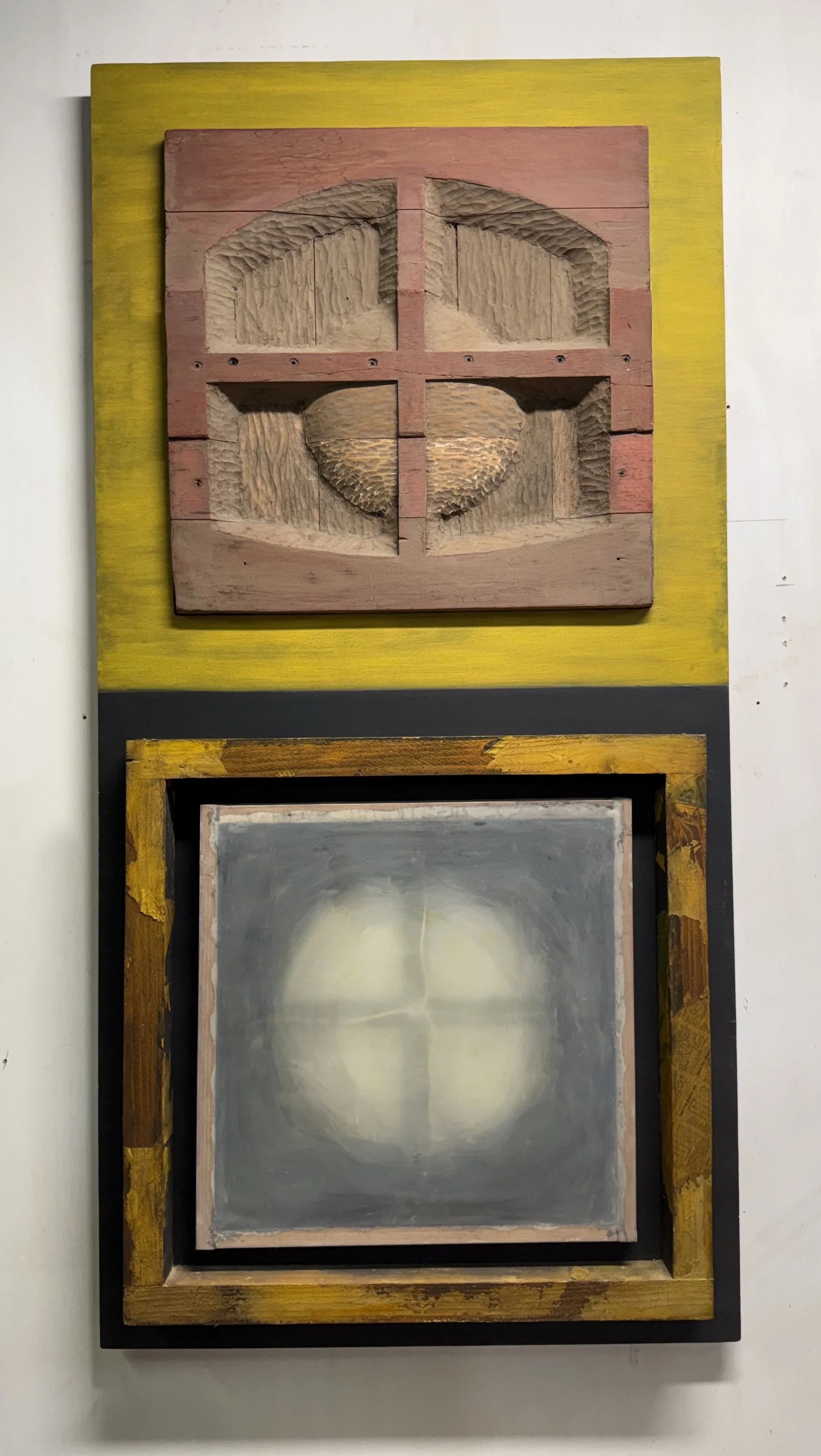 DOUBLE CROSS 1990-2025
Oil, Wood Screen Fabric
24"x48"x2"