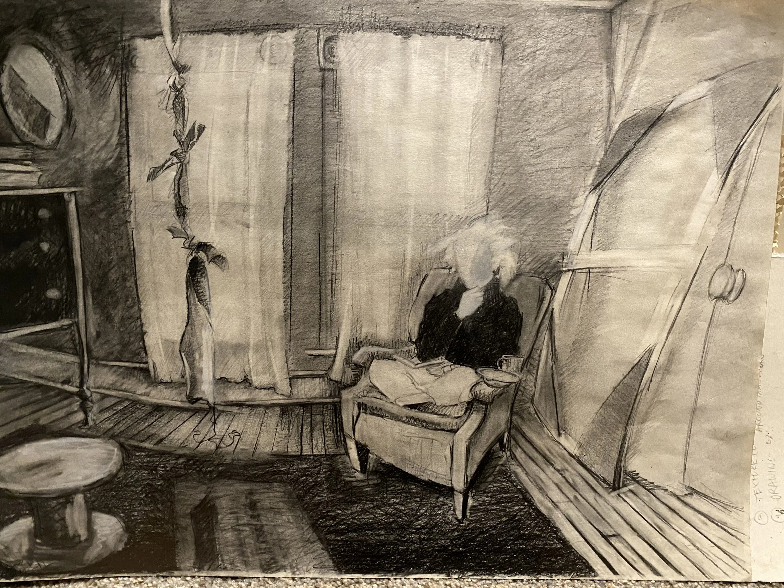 MEMORY SKETCH 1978
Charcoal on Paper
11”x17”
