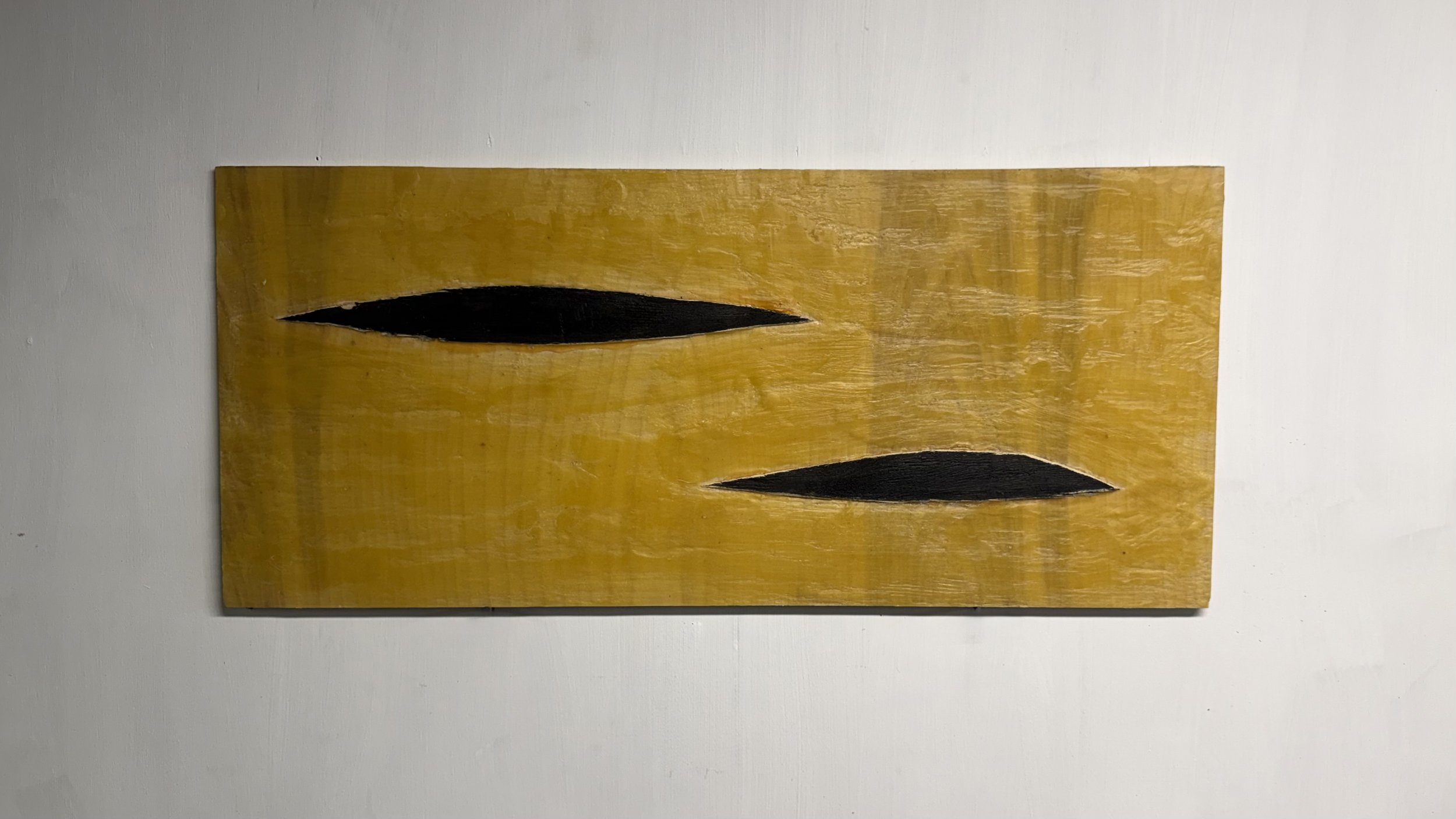 Blasket Islands 2 2026
Plywood, Beeswax, China Marker
24” x 9”