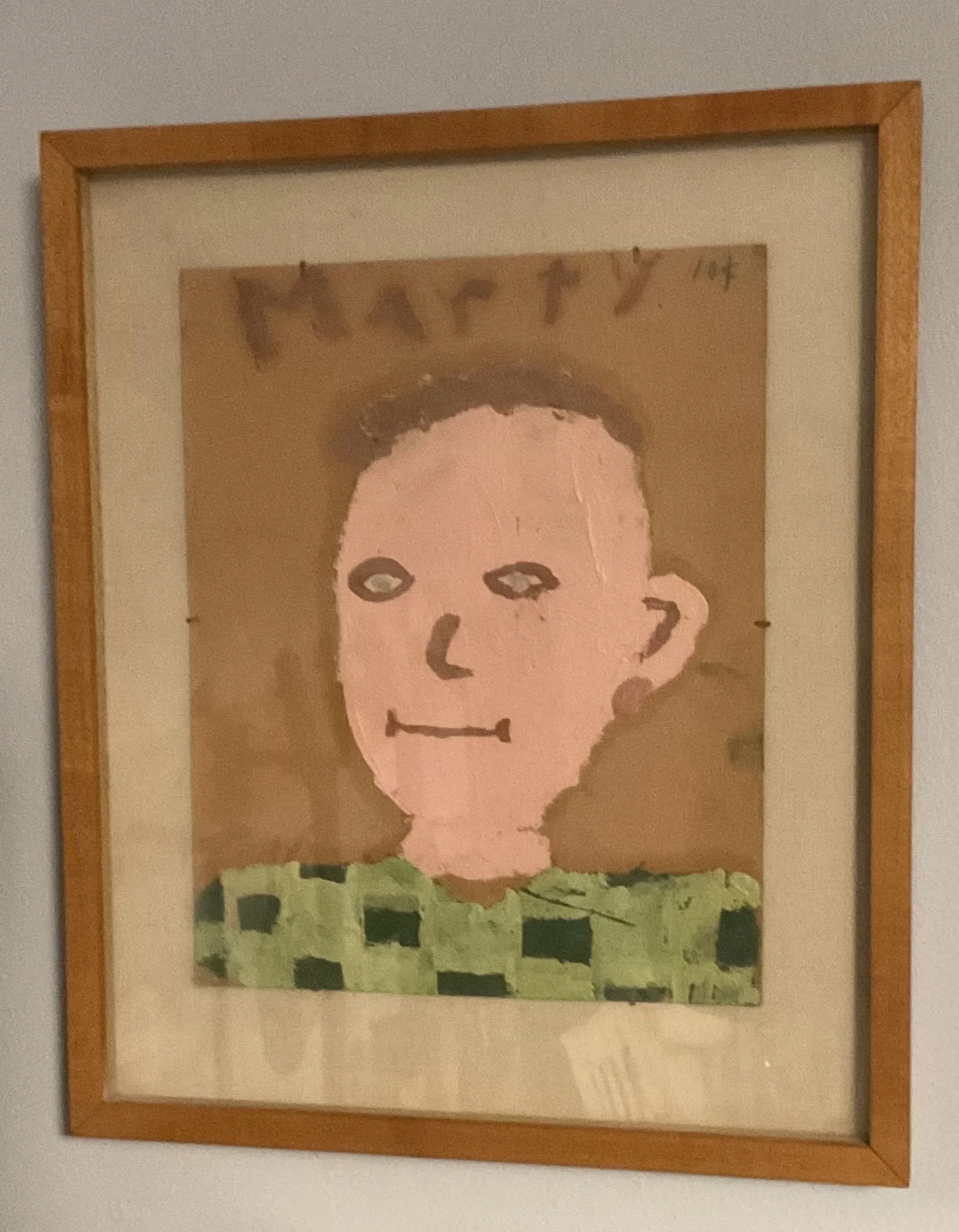 MARTY
Oil on Paper (back of a paint by numbers)
8"x10"
