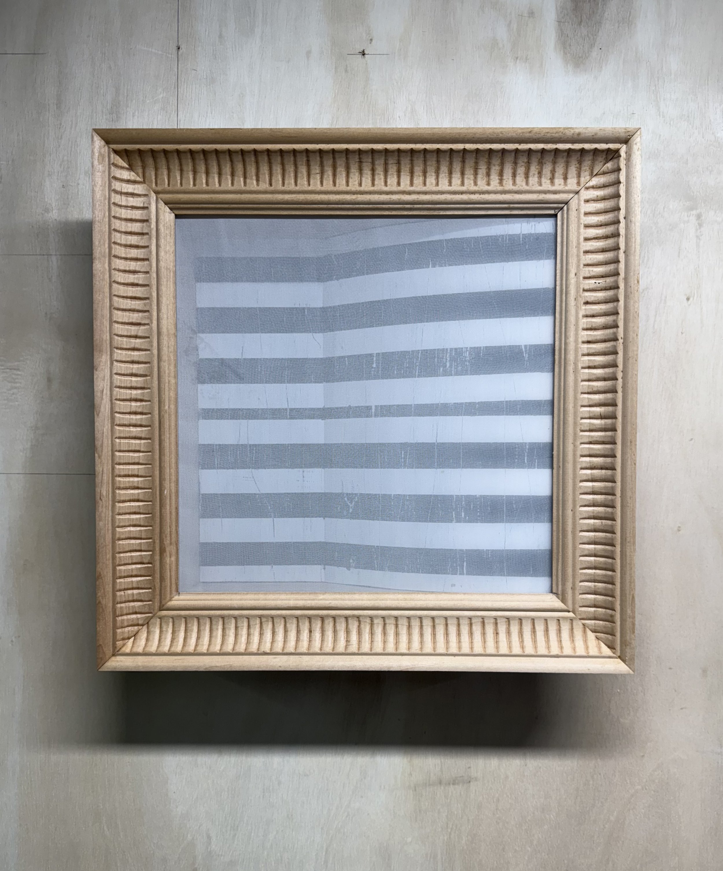 PRISONER 2025
Wood, Screen Fabric, Oil
14"x14"x3.5