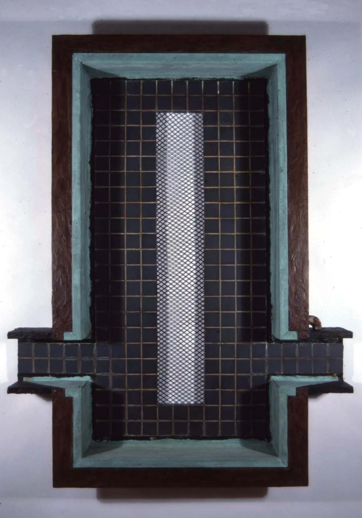 DRAIN 1985
Wood, Tile, Copper, Pipes, Metal Screen, Oil
42"x55"x6"