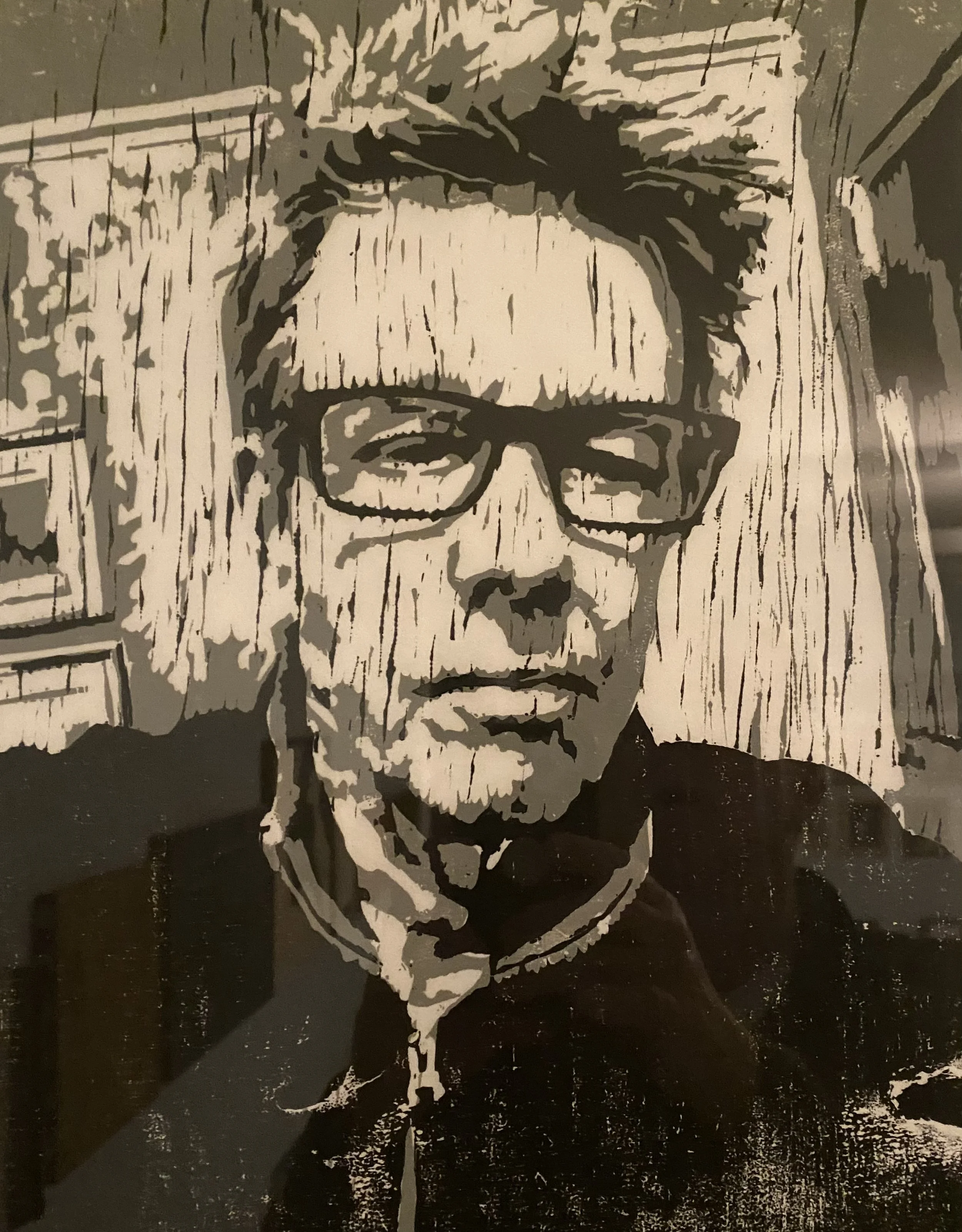 SELF PORTRAIT 2018
Block Print Oil
11"x15"