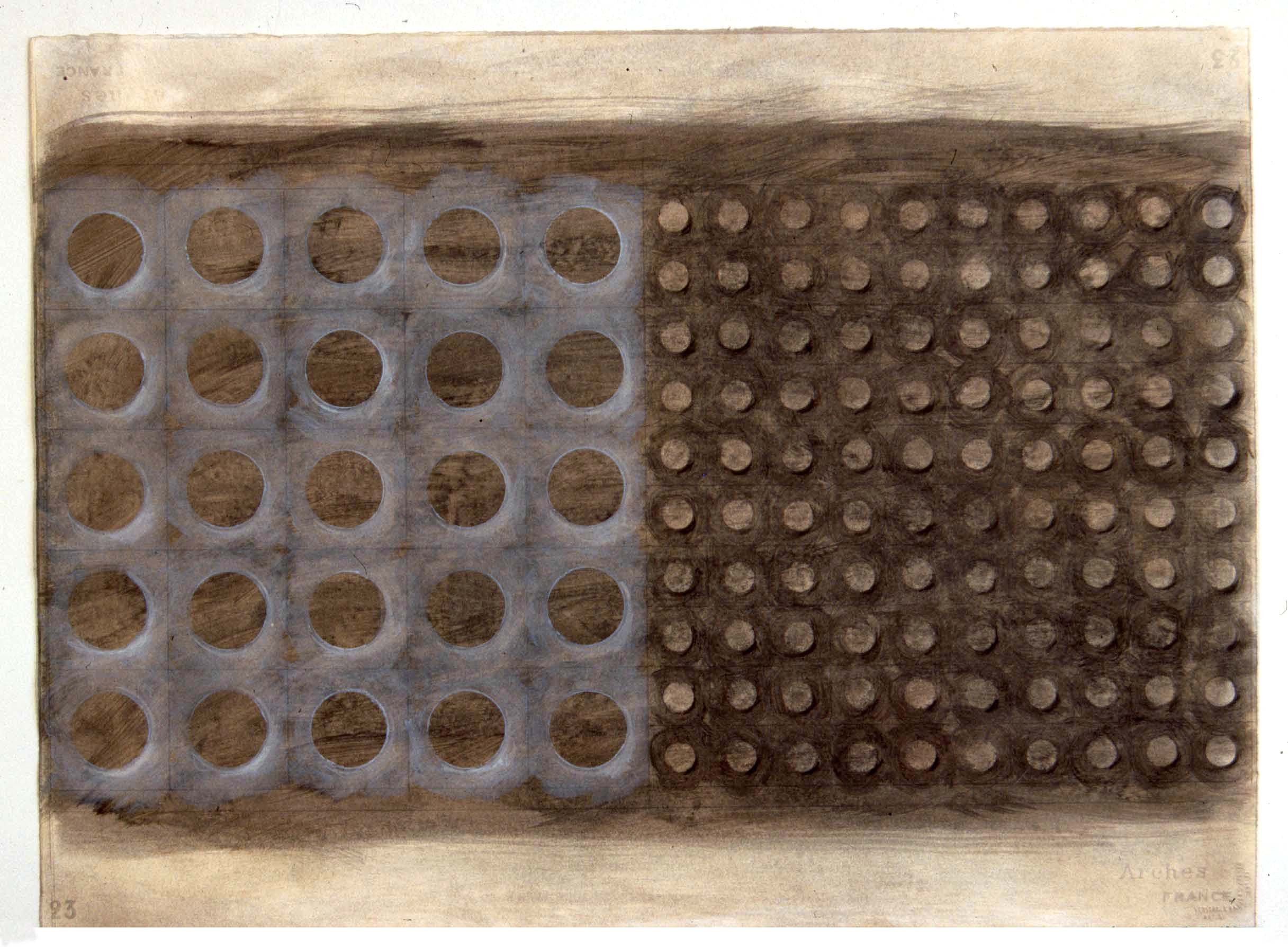 CAPS/ HEIRLOOM 1988
Oil on paper
30"x20"