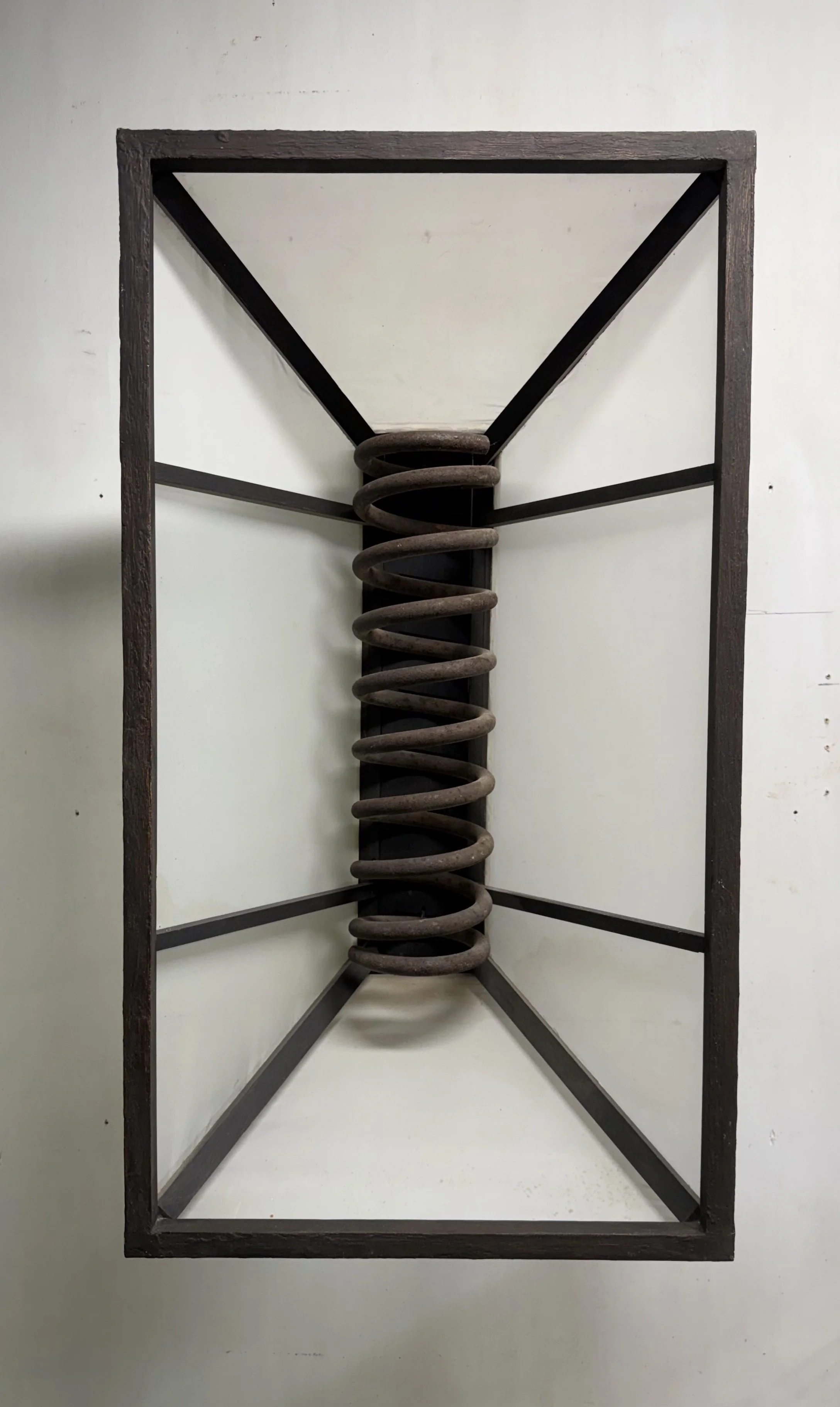 SKYLIGHT 1986
Wood, Steel Spring Screen Fabric, Oil
17"x30"x9"