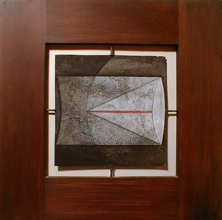 #10 1986
Oil and Pencil On Metal, Wood
17"x17"
