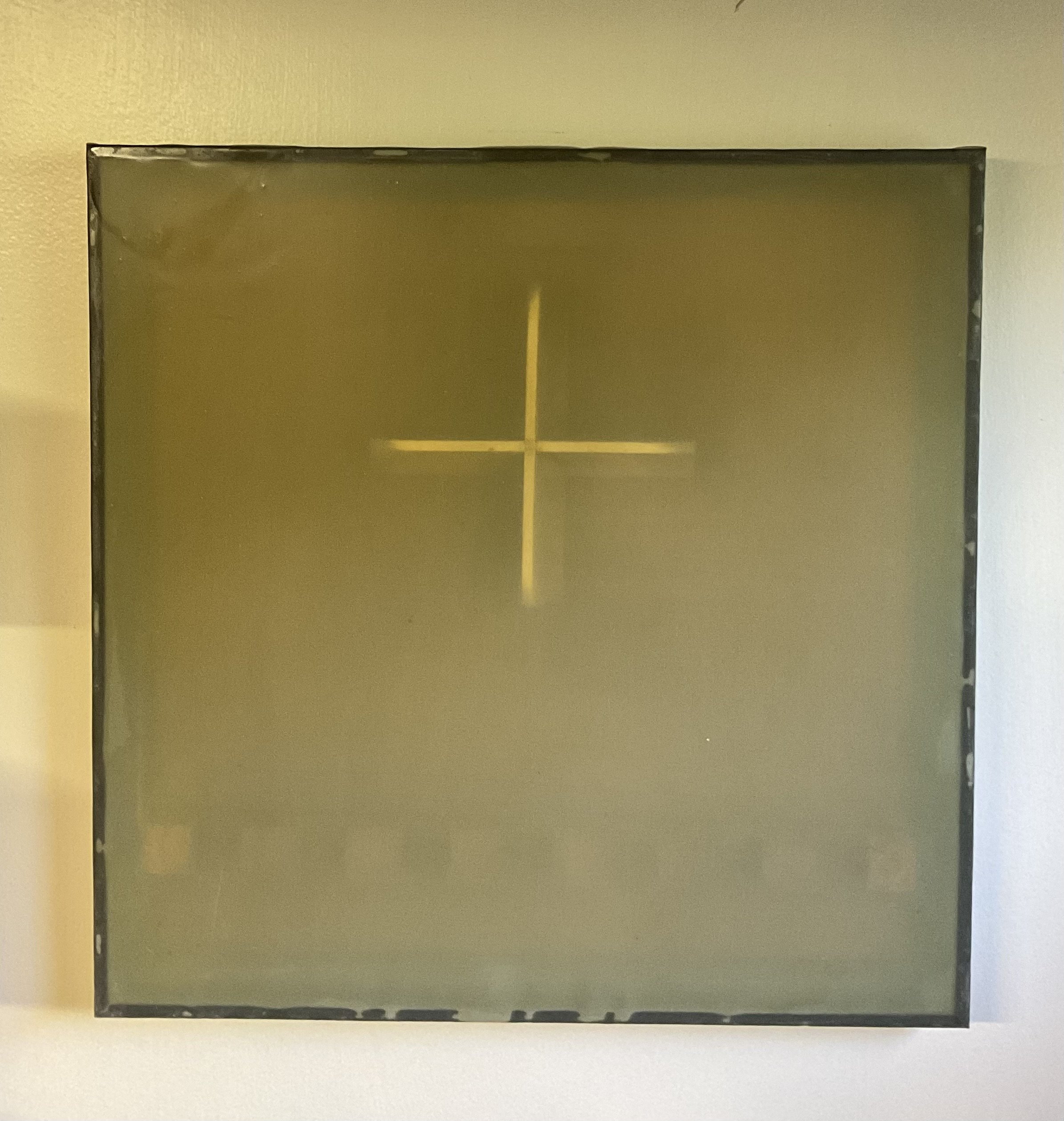 SCREEN WITH FLOATING PLUS 2022
Screen Fabric, Wood
13"x13"