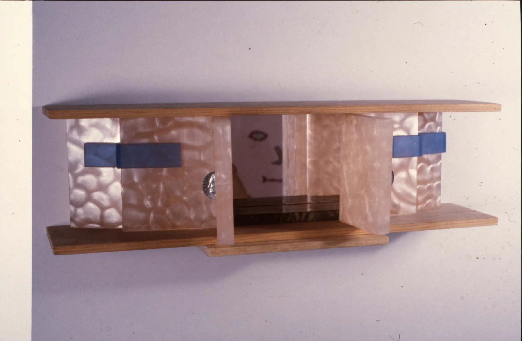 MARTY’S HOUSE 1985
Plastic, Wood, Roosevelt Dime
12"x4"x3"