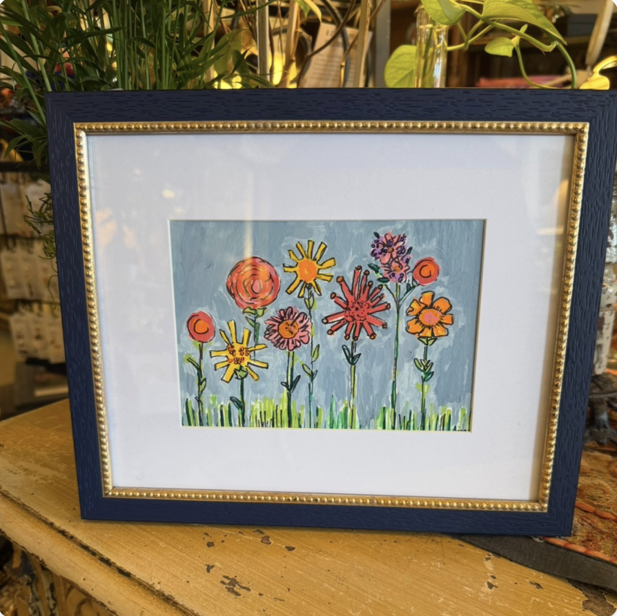 Abstract Wildflower Painting Class