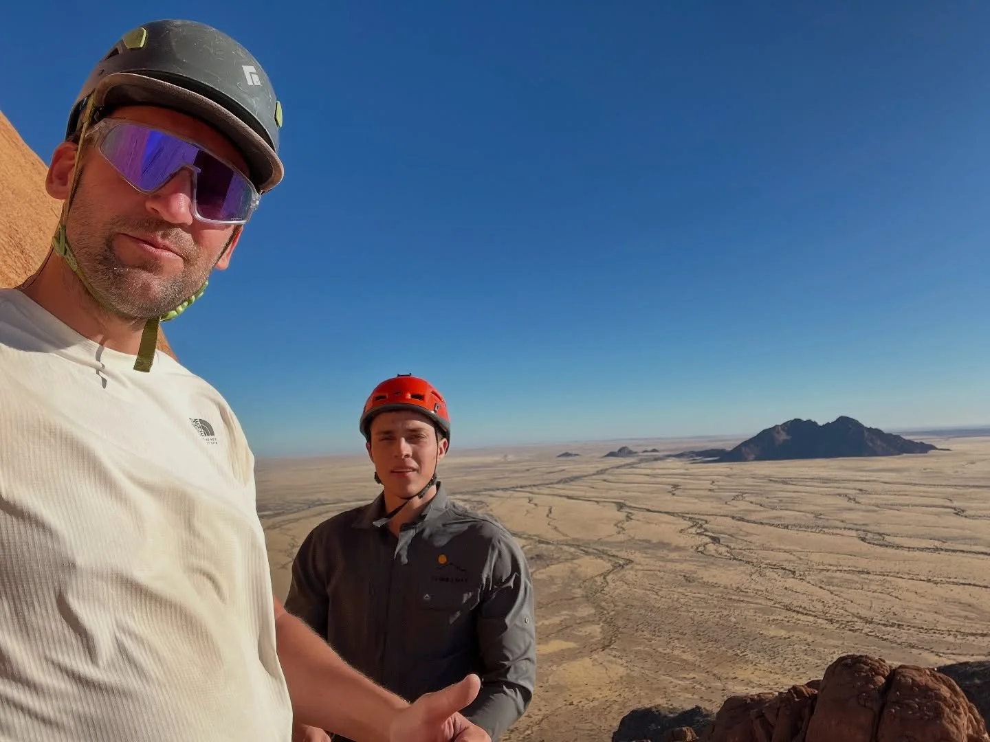 Another successful summit for team Freddy! Still one of the coolest experiences ever! 🌄 

#summit #spitzkoppe #namibia🇳🇦 #adventure