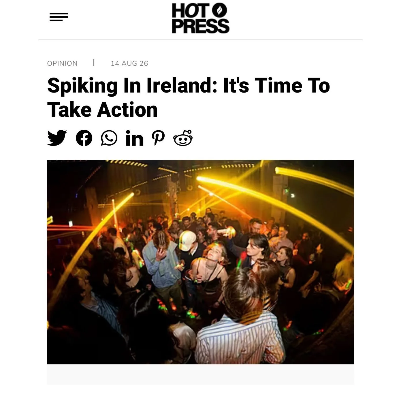 Repost @hotpressmagazine 
@safegigsireland 
@sexualviolencecork