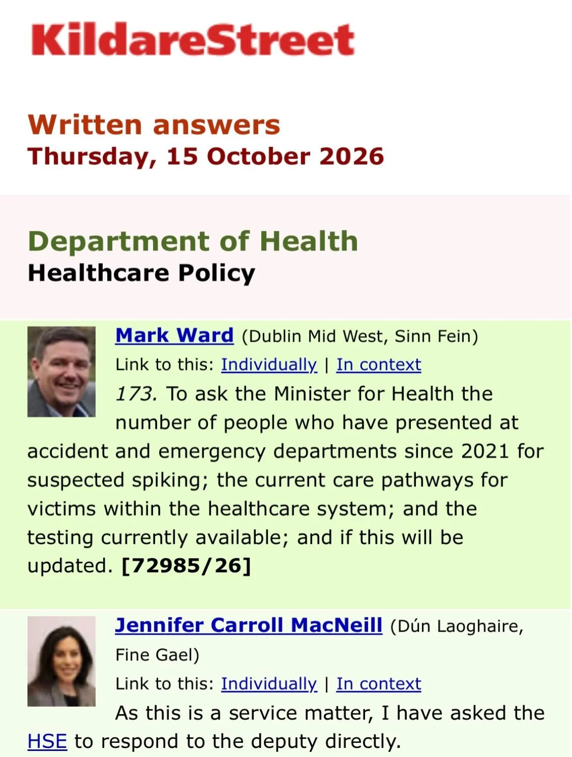 Will be interesting to read the response to this PQ
@markward_sf