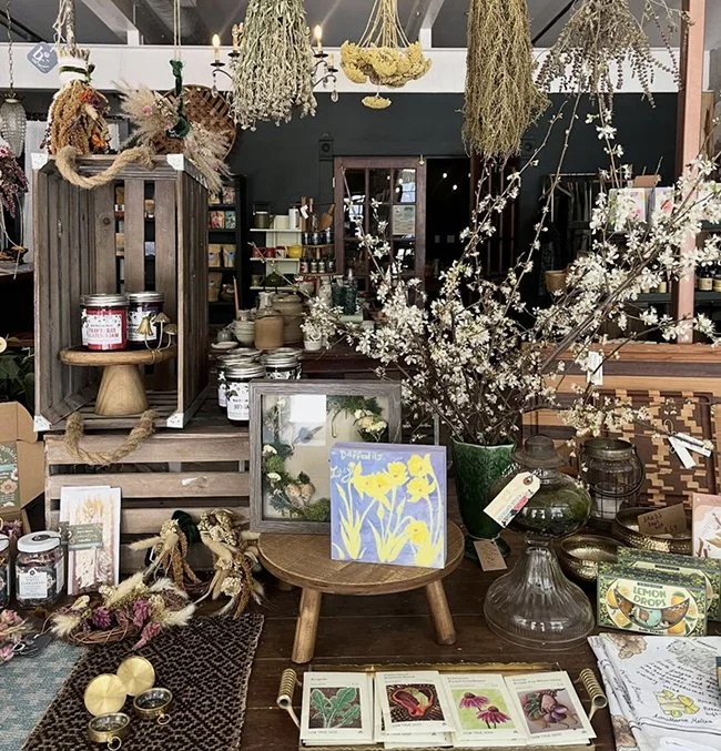 Ginny Lou’s is a downtown Marshall shop offering a curated mix of plants, teas, wellness goods, and locally made products for everyday browsing and take-home shopping. It also features a cozy tea bar and a co-op space highlighting local makers, creat