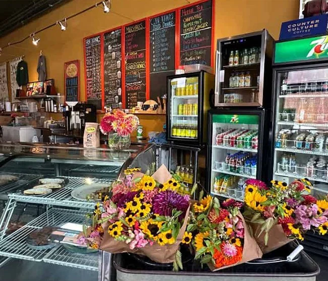 Zuma Coffee & Provisions is a beloved Marshall café serving Counter Culture coffee, hearty breakfast and lunch options, and a wide selection of sandwiches, wraps, and house-made treats. With a full menu of drinks and casual food, it’s a lively downto