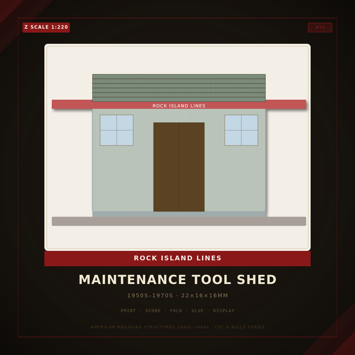 Z Scale: RI Tool Shed