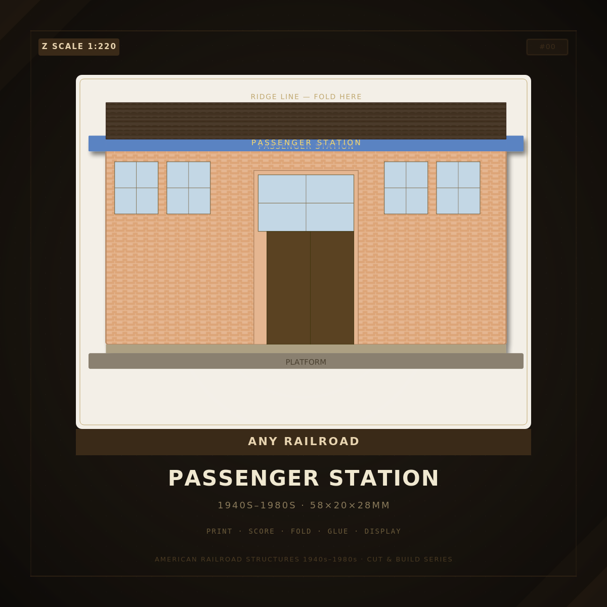 Z Scale: Passenger Station