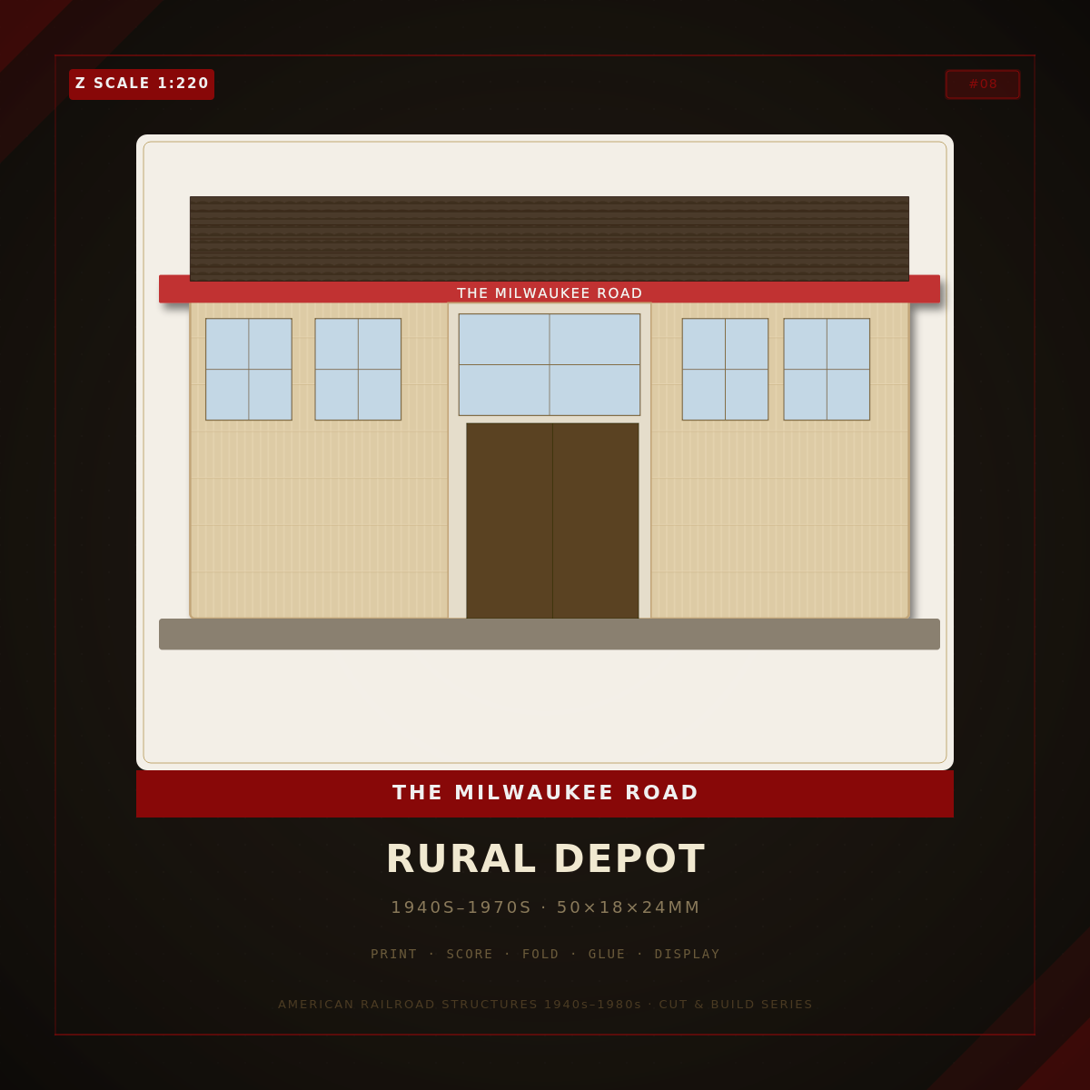 Z Scale: Milwaukee Road Depot
