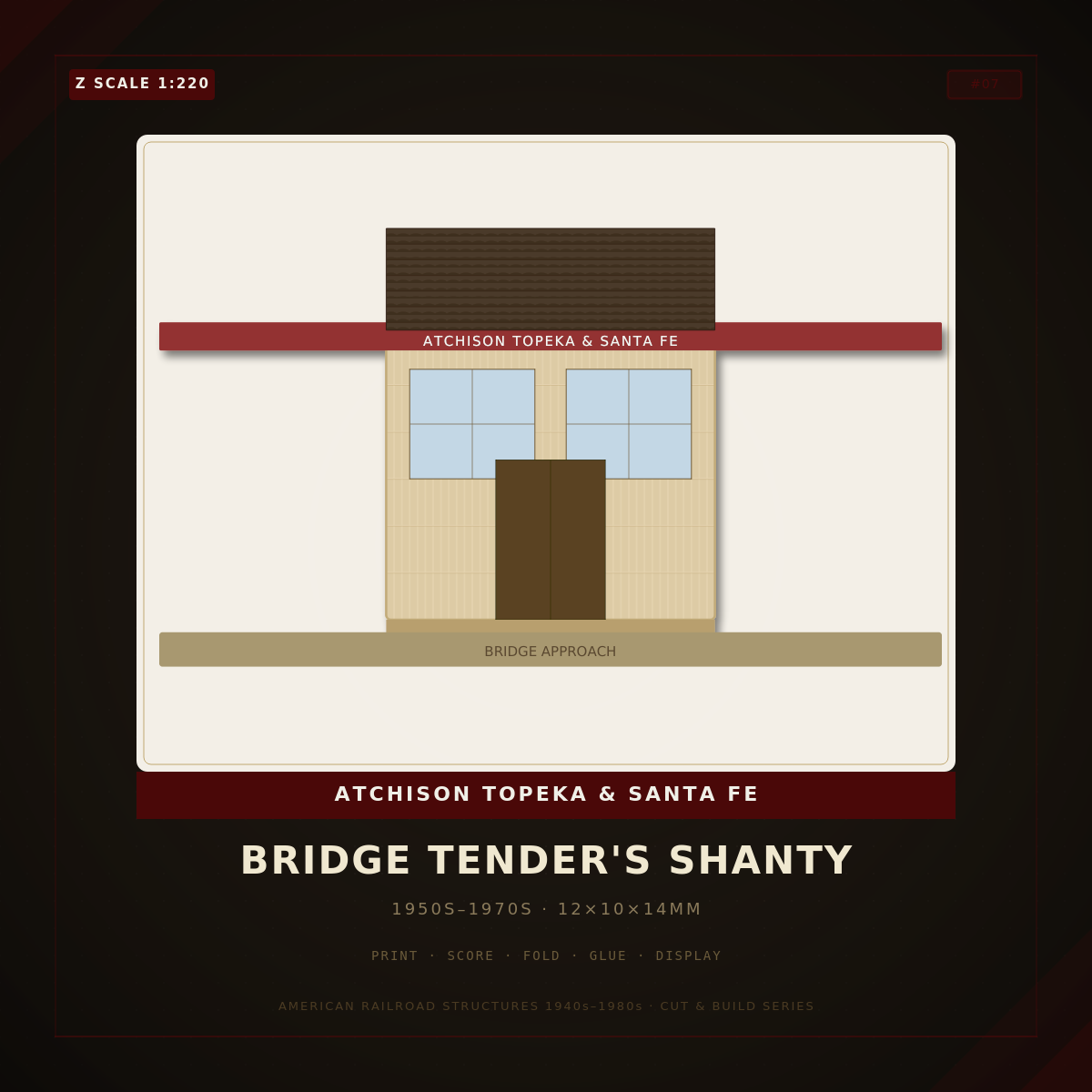 Z Scale: ATSF Bridge Shanty