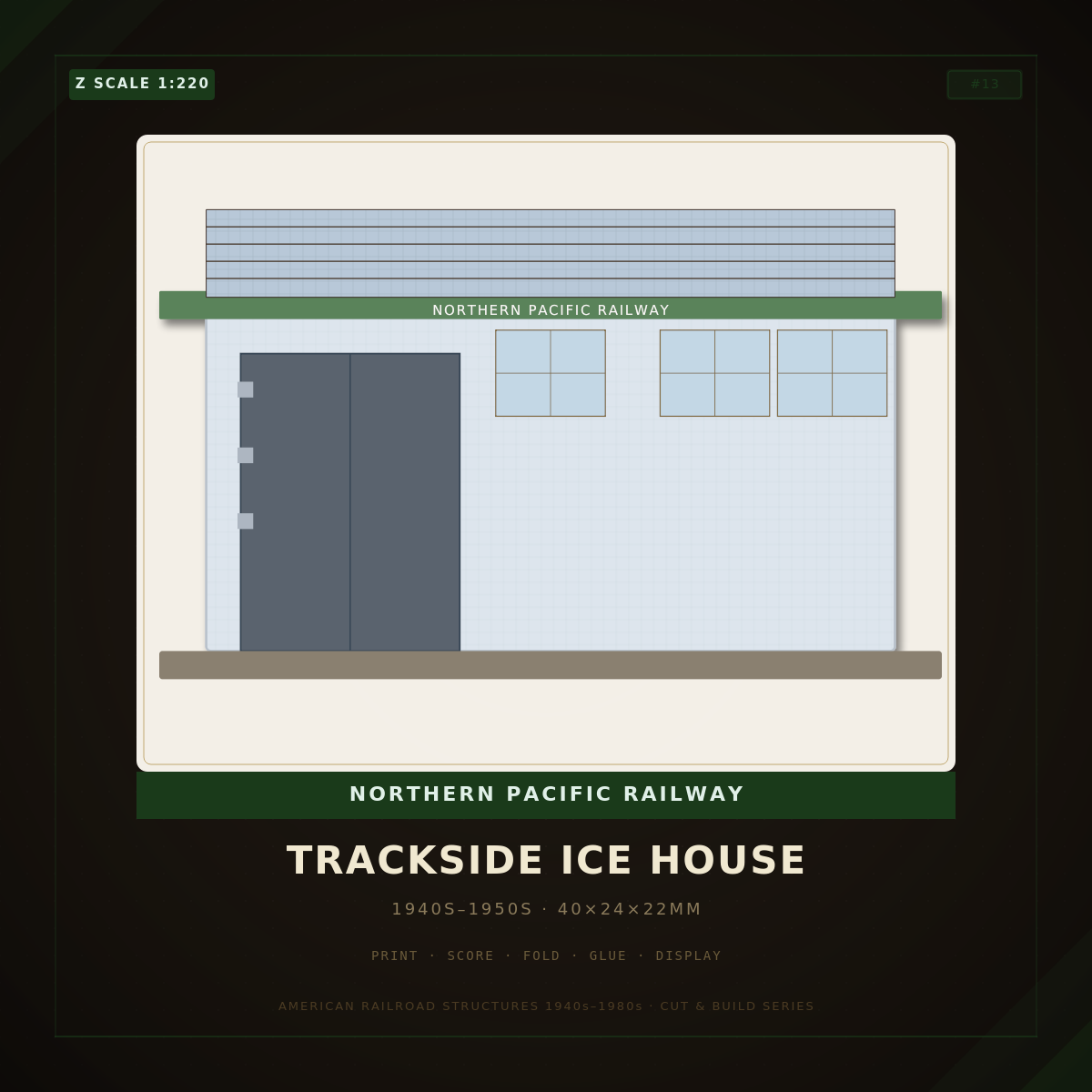 Z Scale: NP Ice House