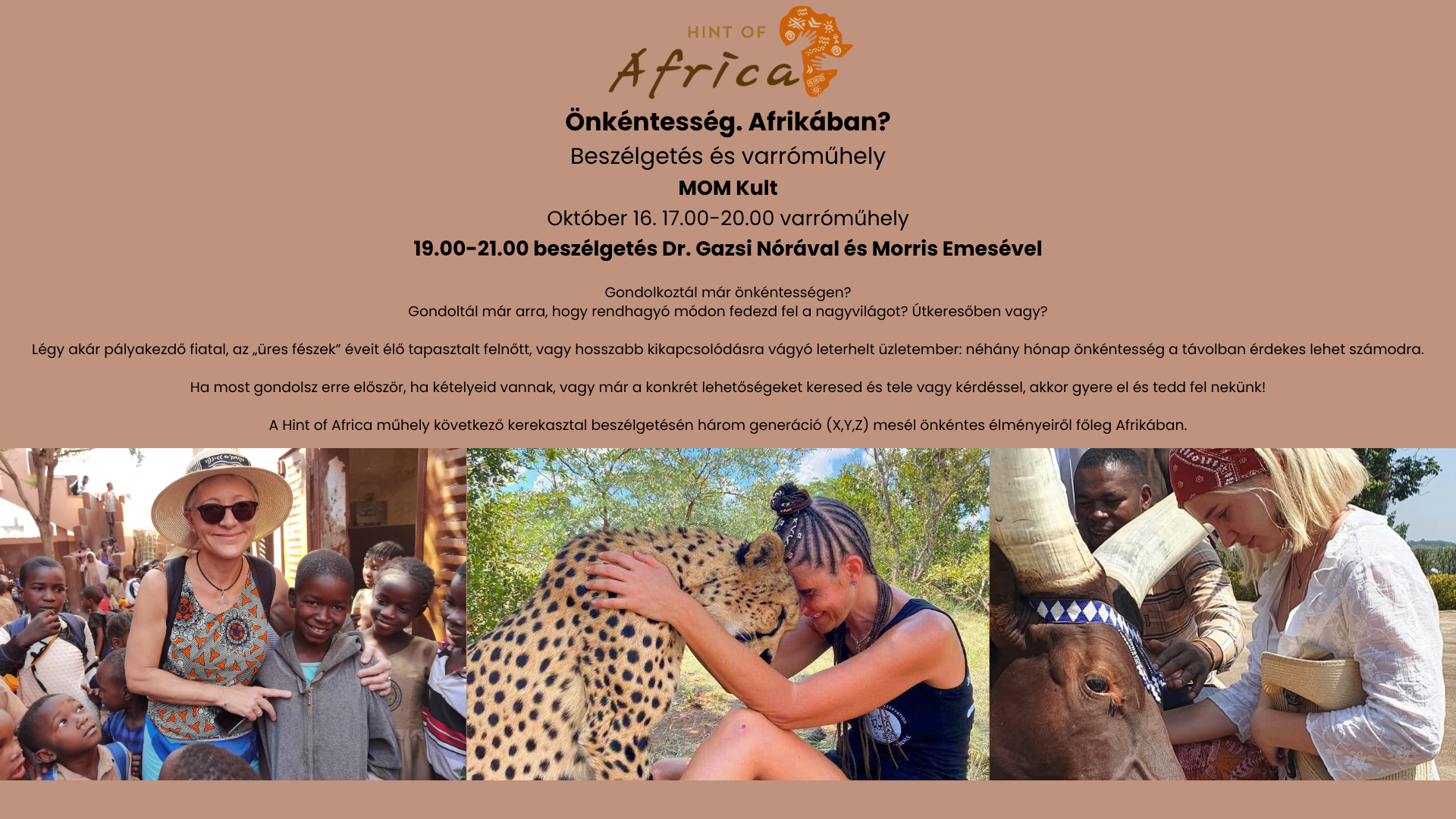 Önkéntesség. Afrikában?
