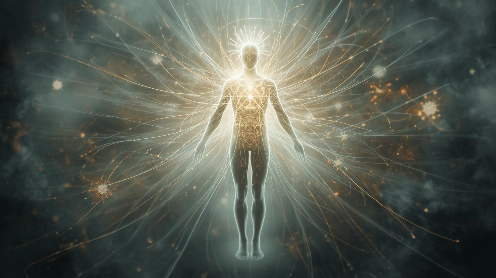 Human with energy implants