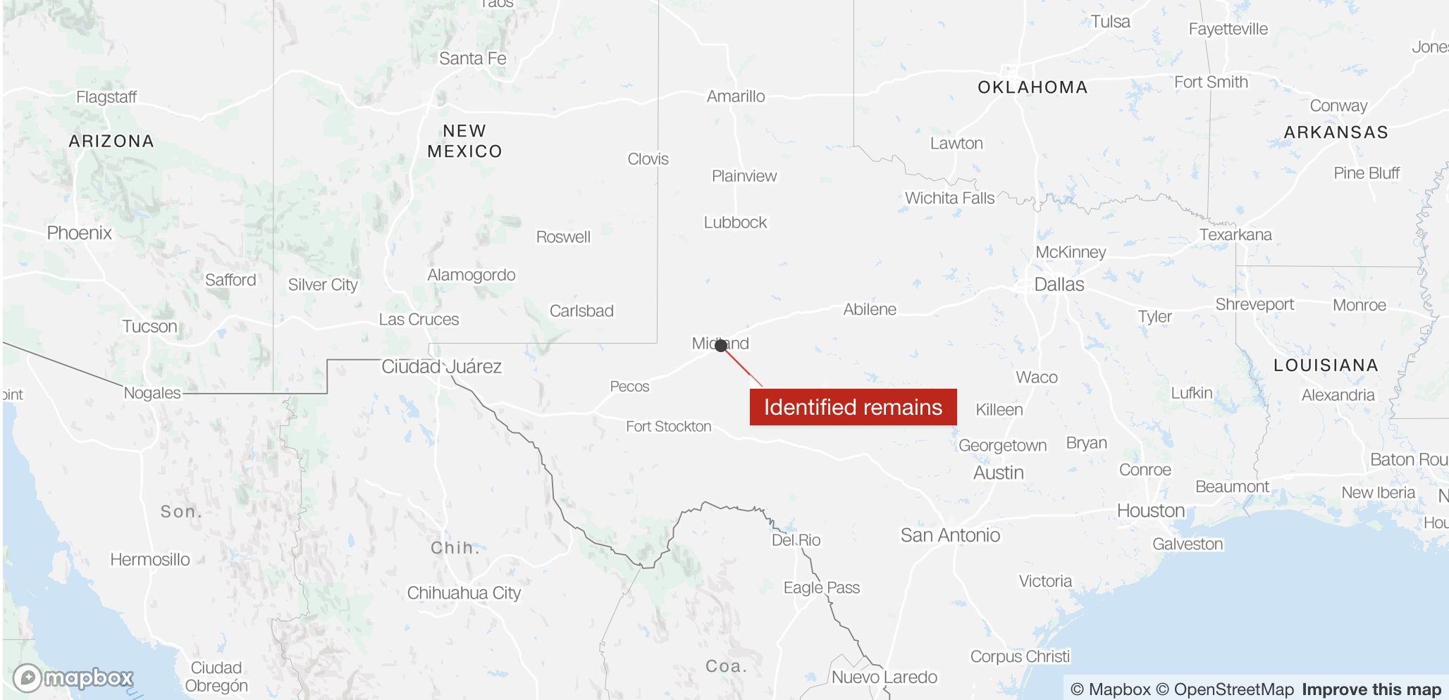 Remains discovered in Texas in 2013 have been identified as a teen missing since 2000, officials say