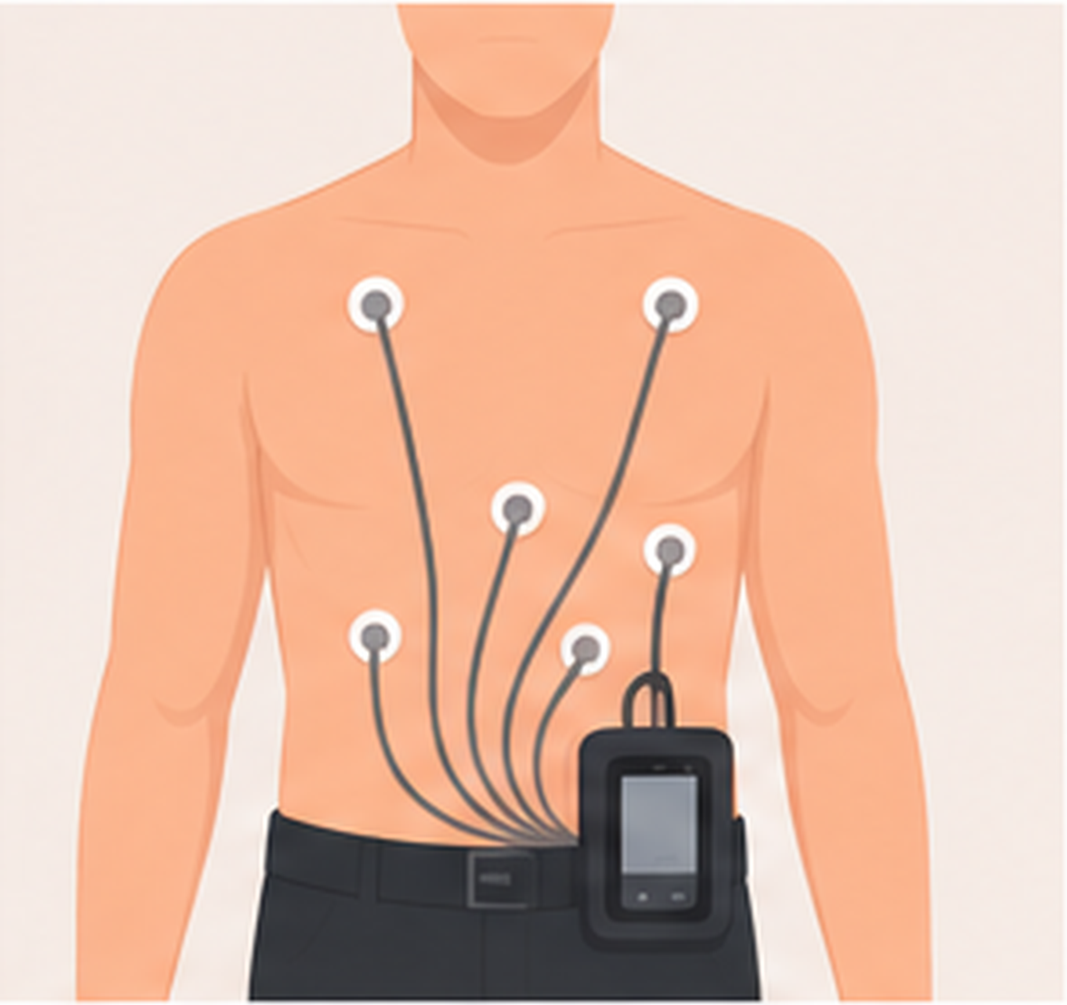 Analyse prolongée du rythme cardiaque (Holter ECG)