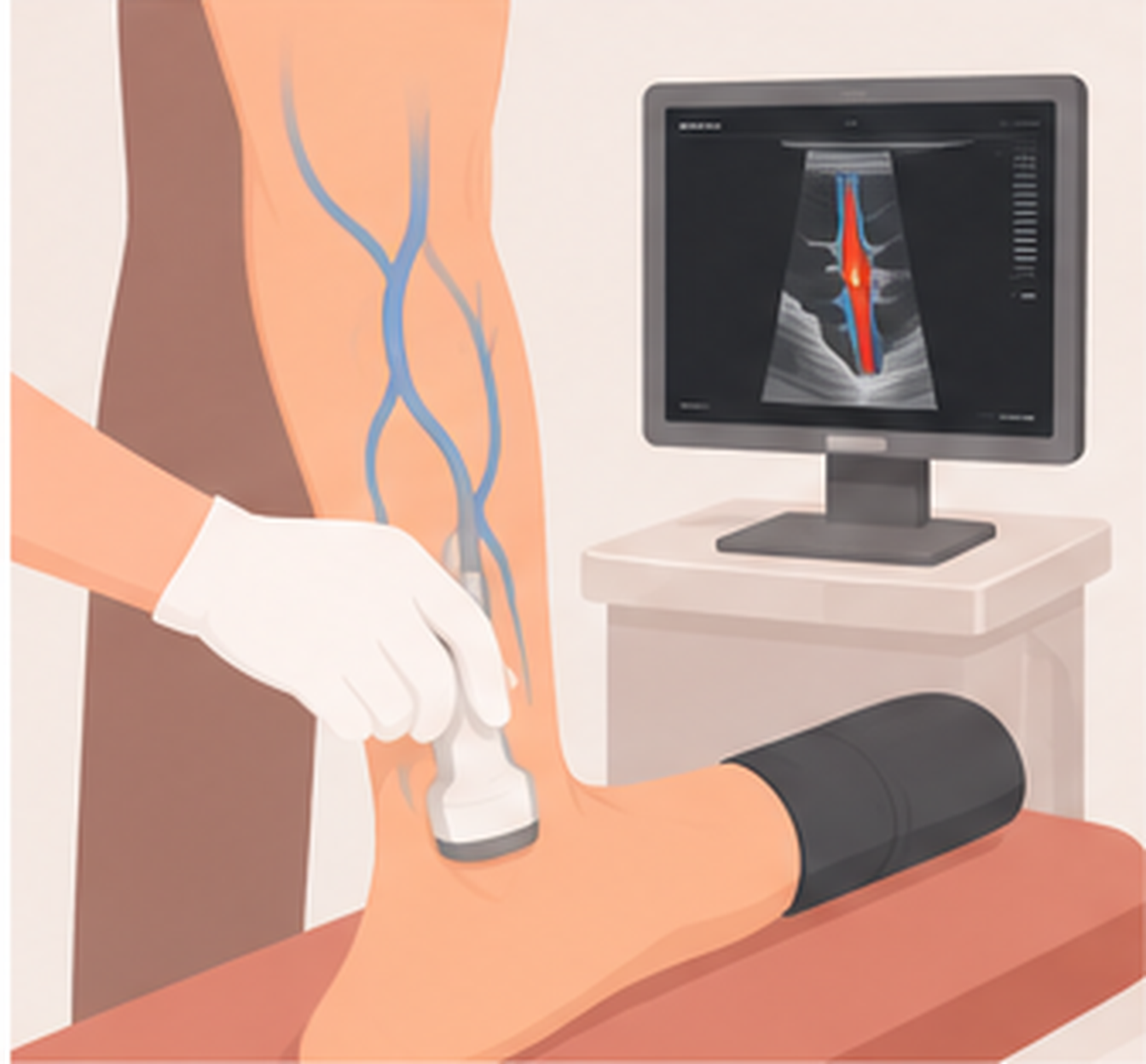 Écho-Doppler vasculaire veineux / phlébologique