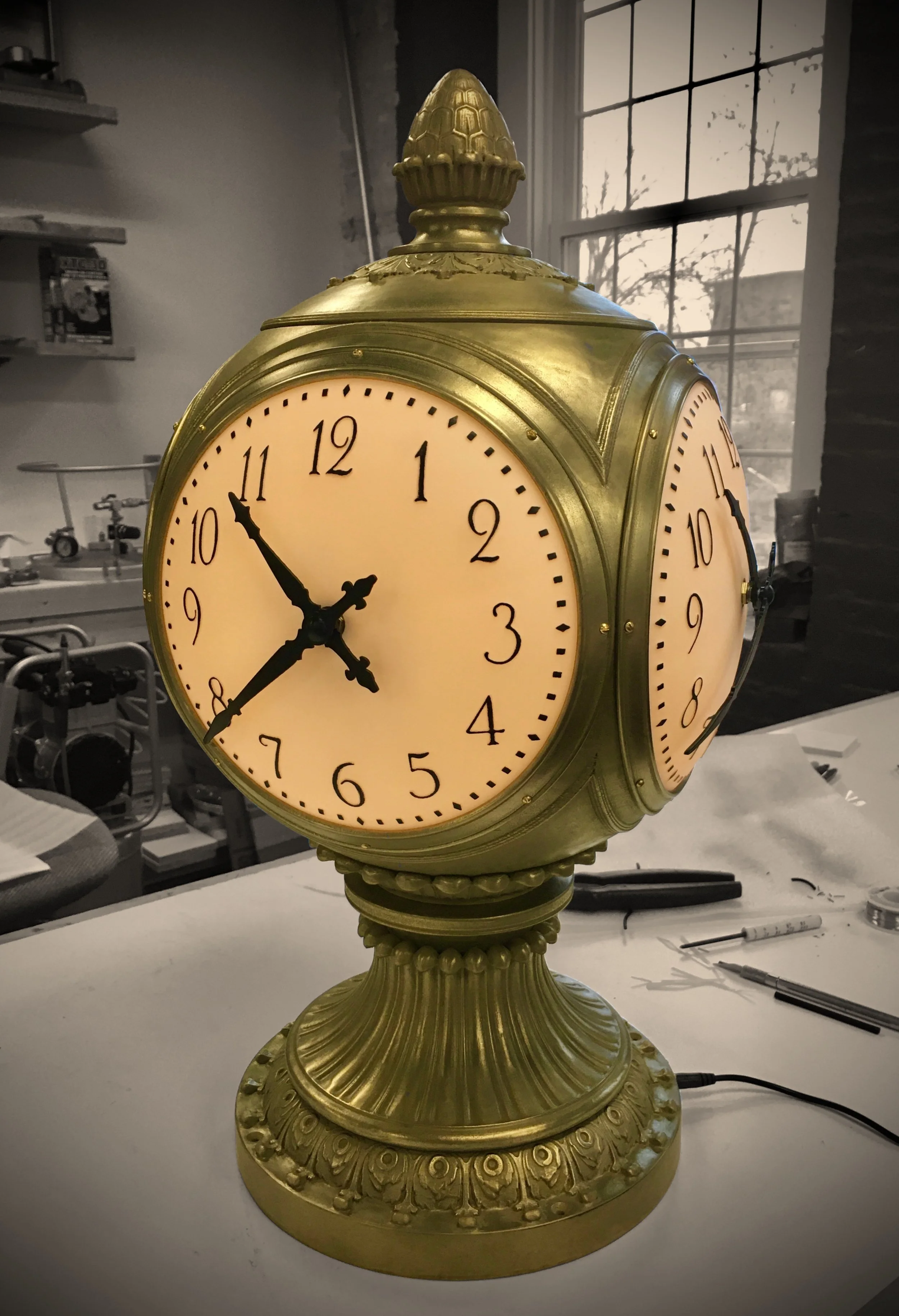 3D Printed functional replica of Grand Central Station Clock